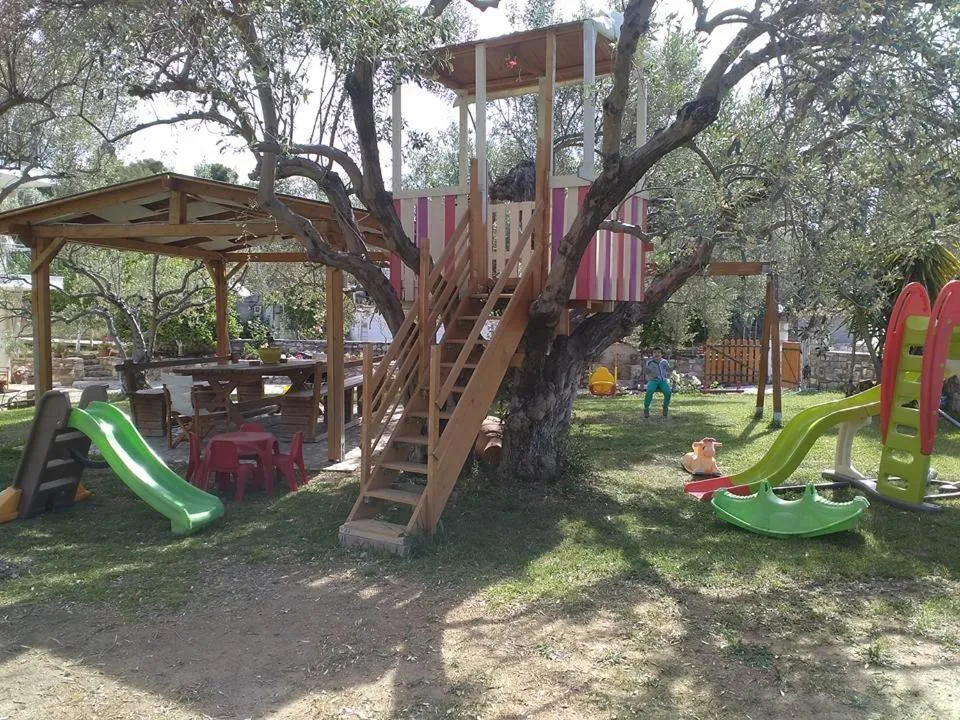 Children play ground in Rent Rooms Alexiou
