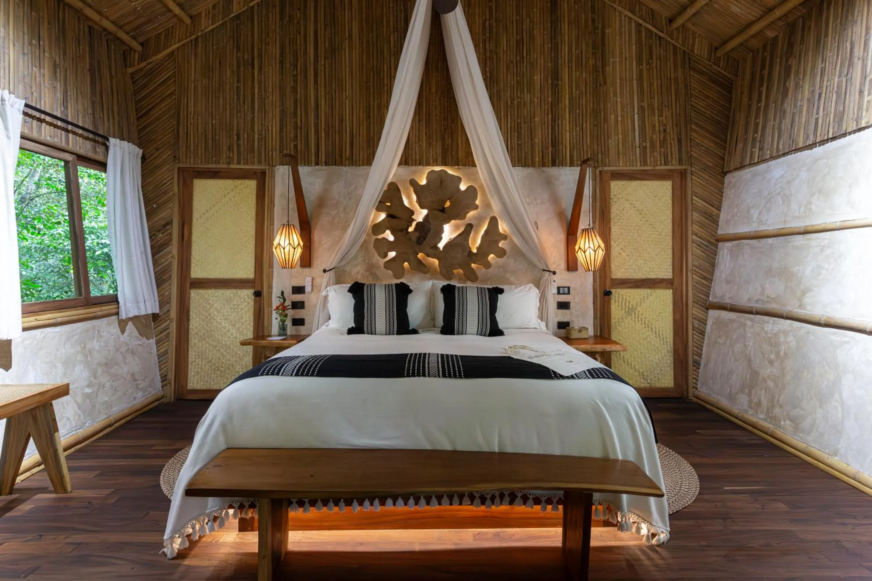 Bed in Kokoro Mio Hotel & Wellnes