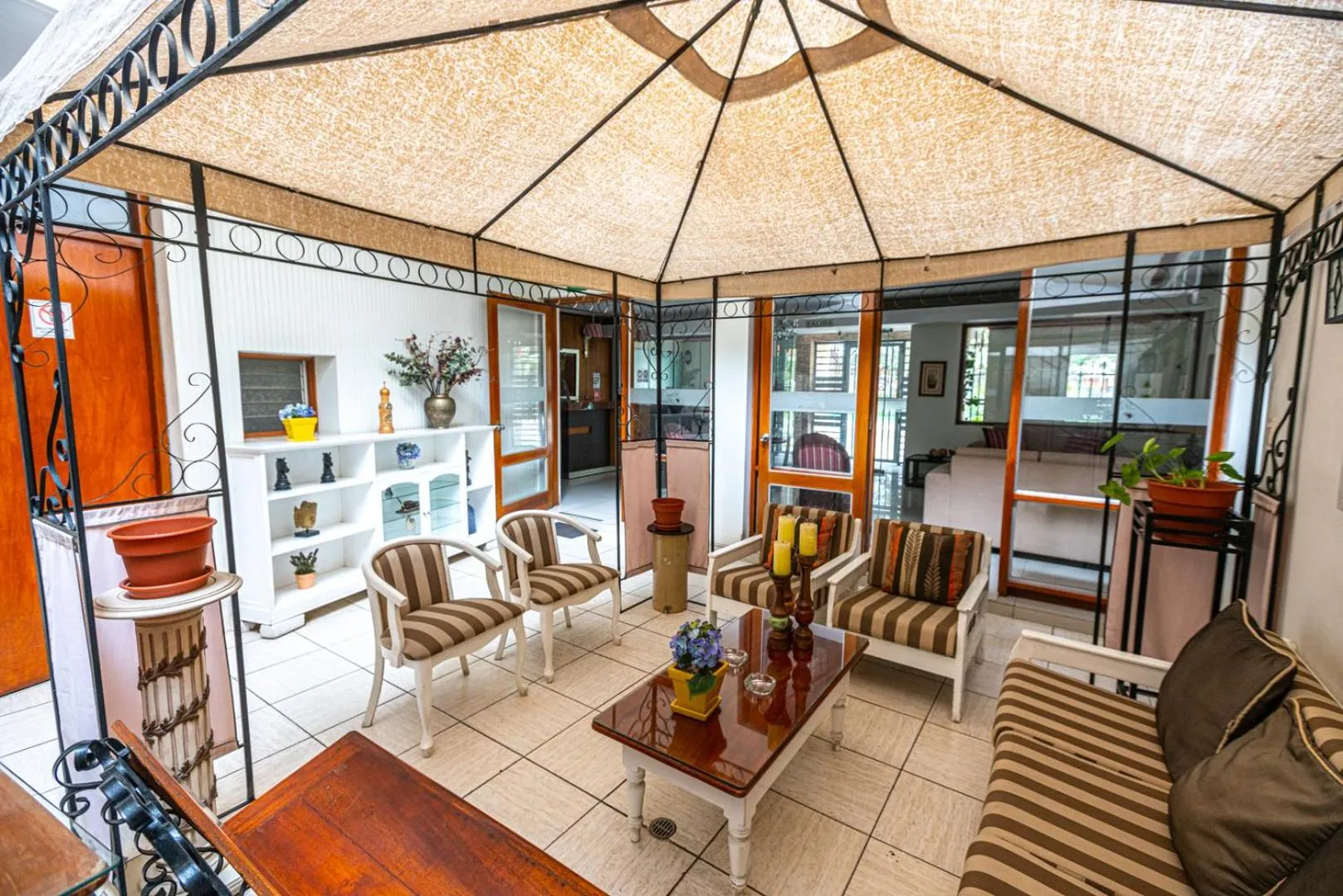 Living room in Posada Blanca Hotel Boutique
