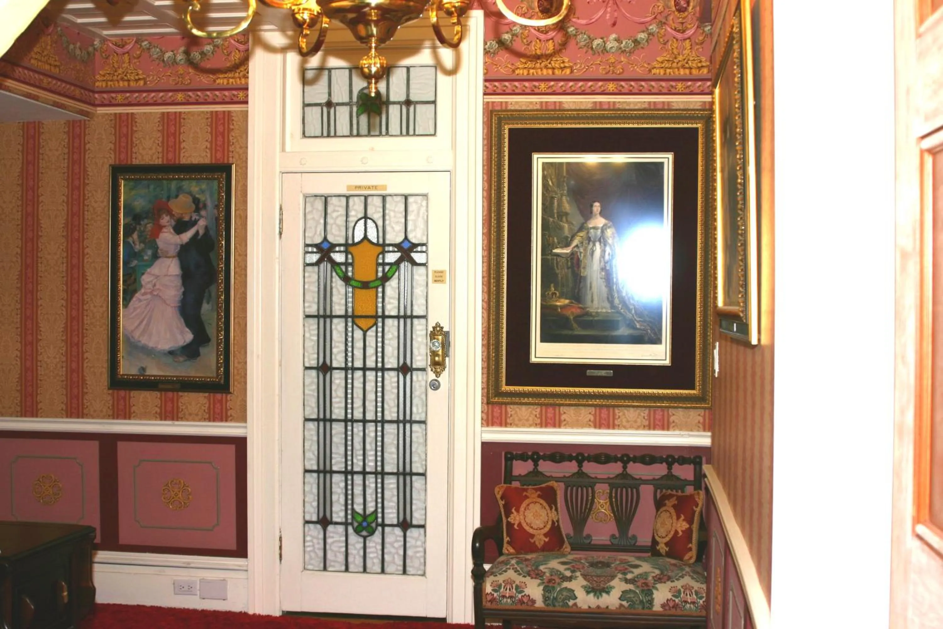 Decorative detail in Noble Suites