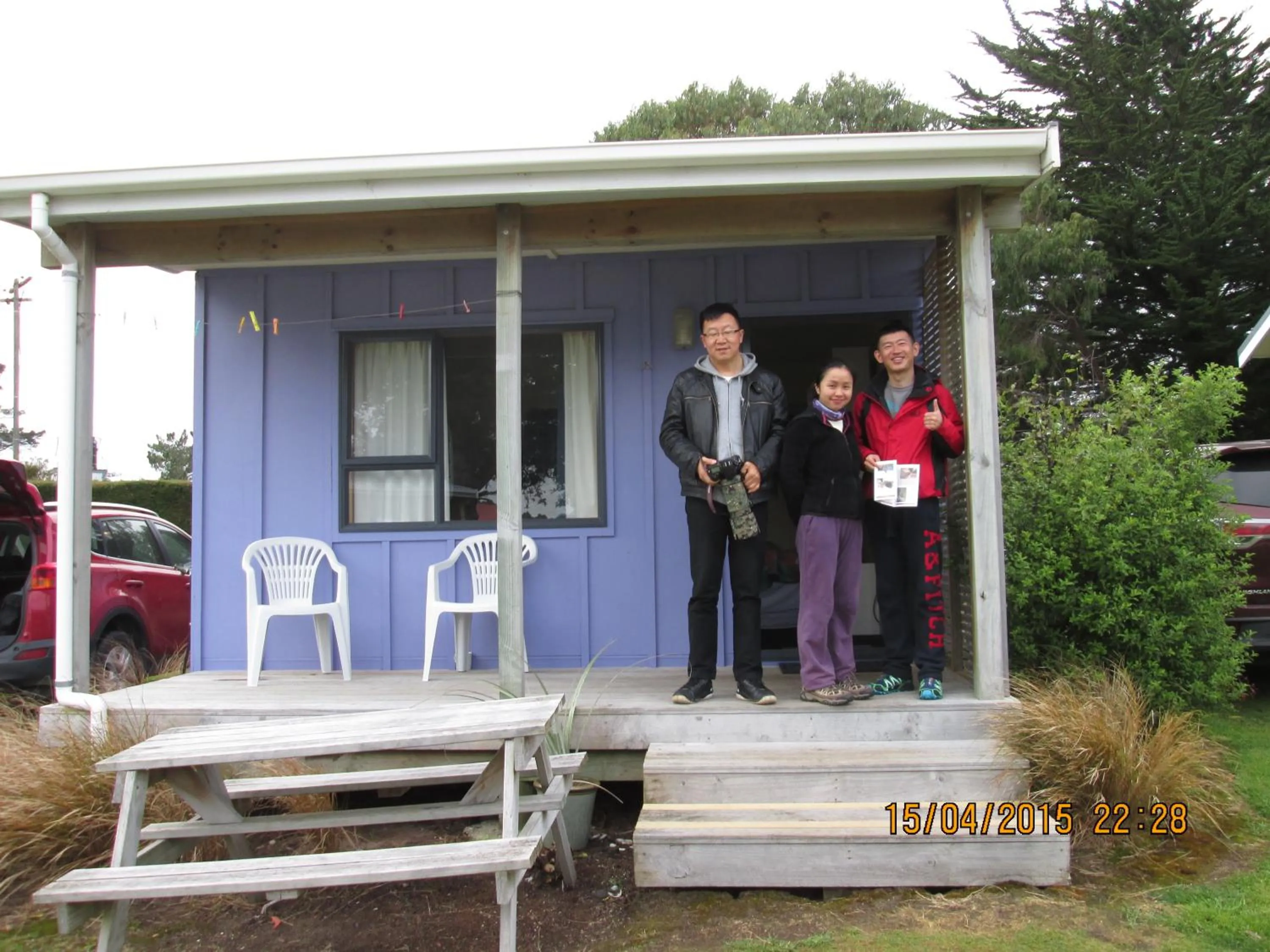 group of guests in Catlins Newhaven Holiday Park