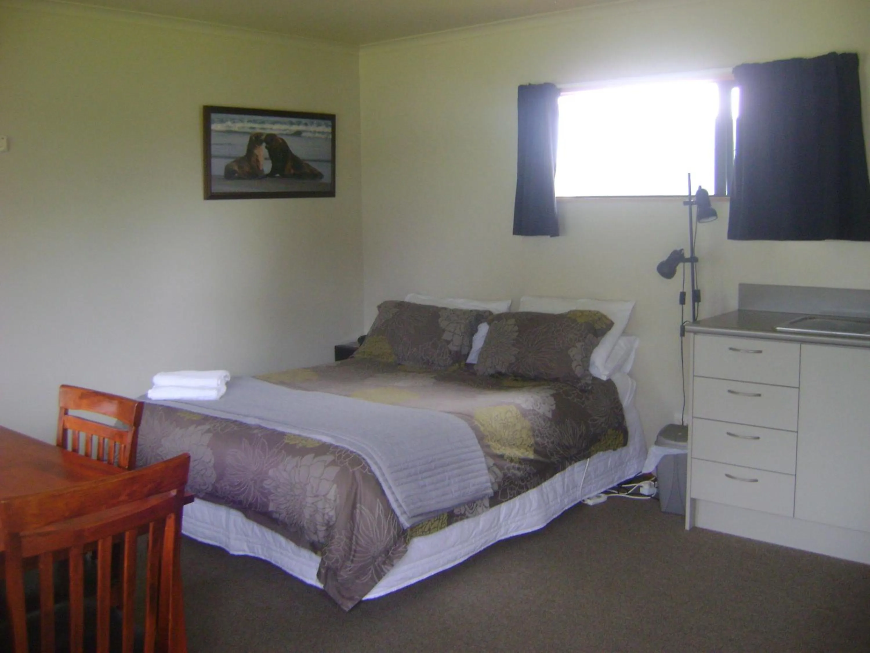 Bed in Catlins Newhaven Holiday Park