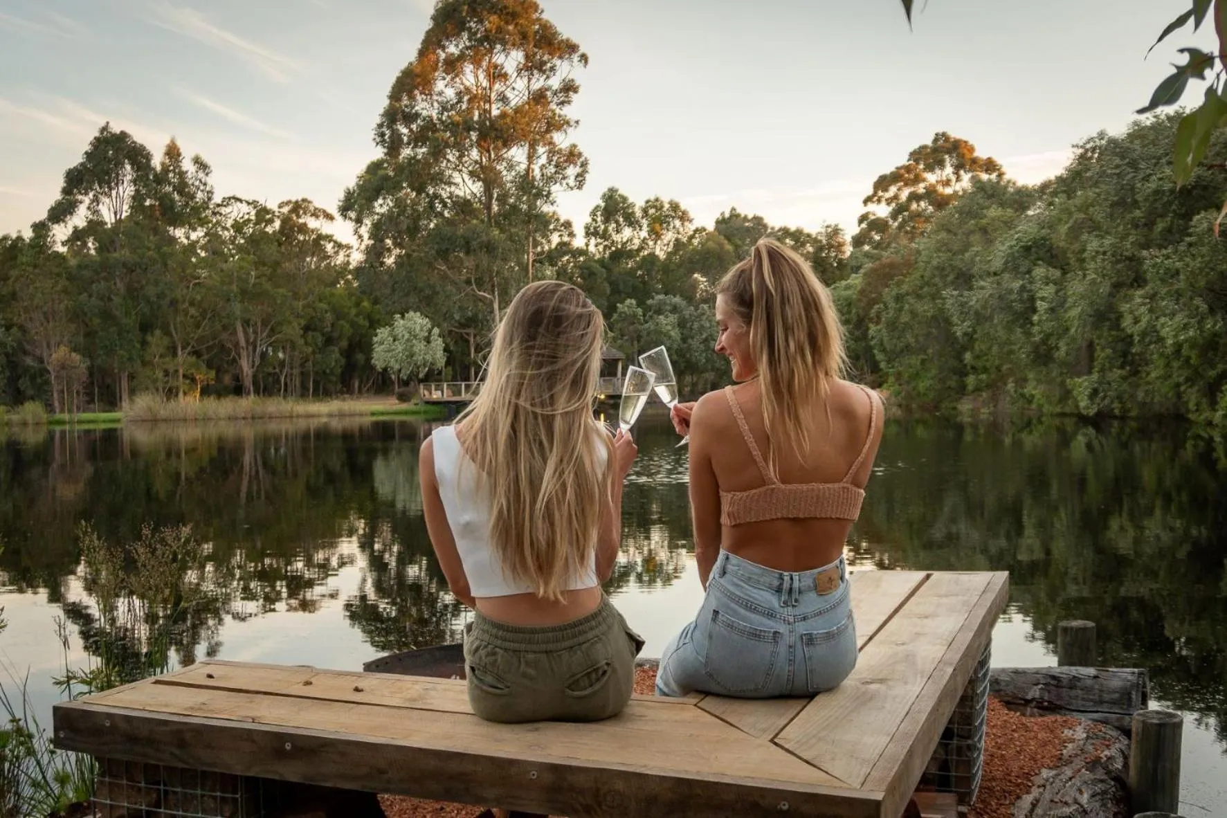 People in Forest Rise Chalets and Lodge