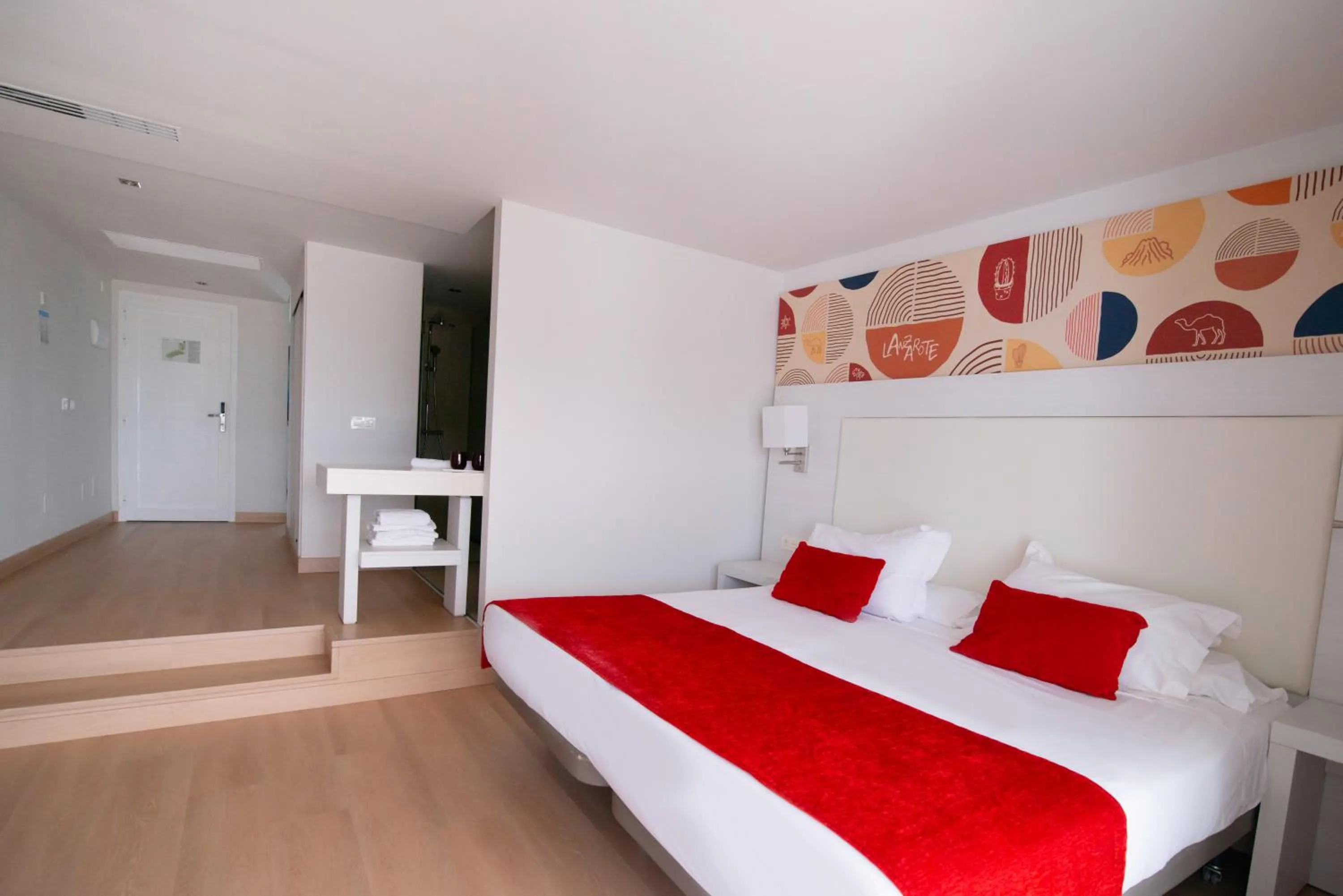 Property building, Bed in Aequora Lanzarote Suites