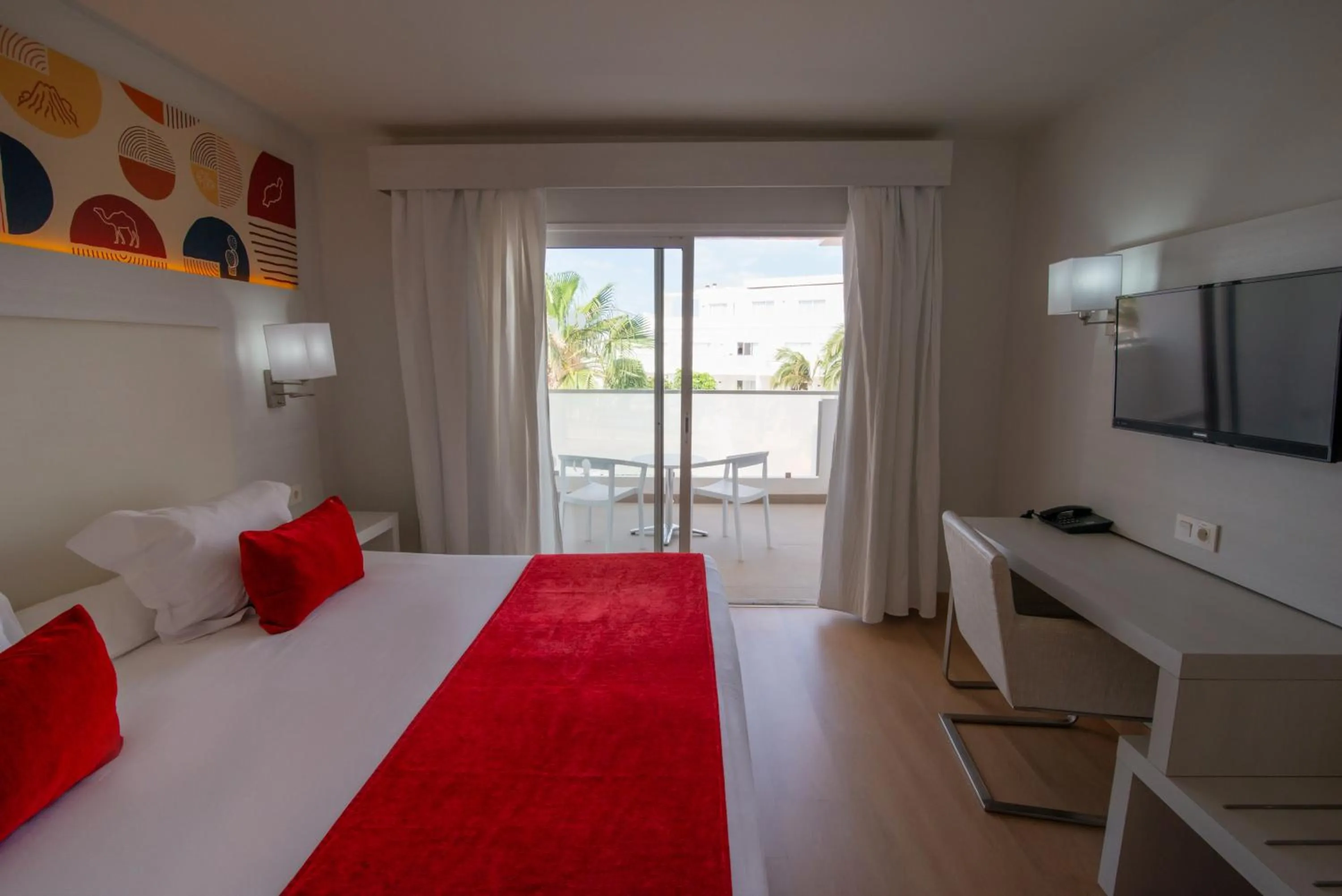 Property building, Bed in Aequora Lanzarote Suites