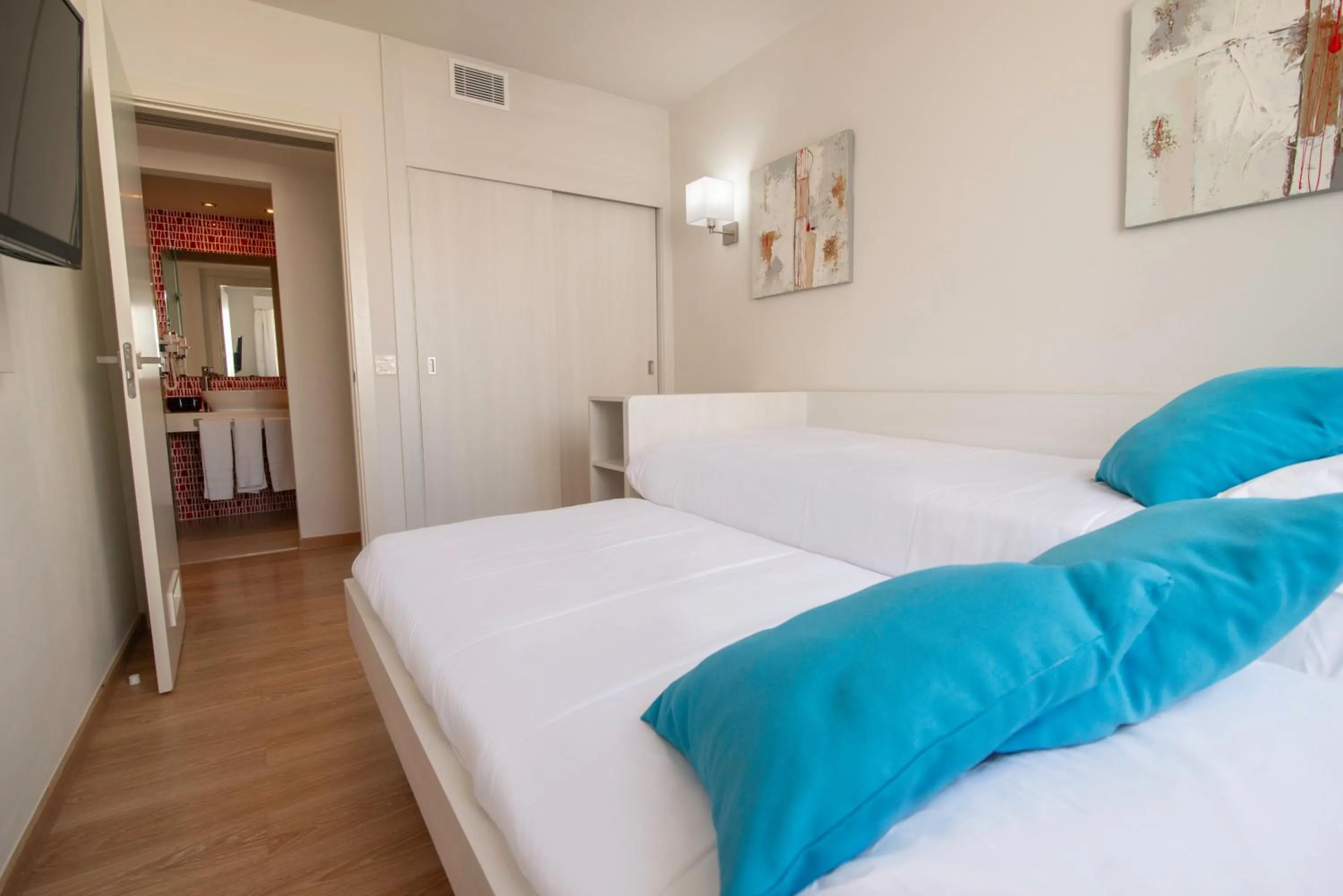 Property building, Bed in Aequora Lanzarote Suites