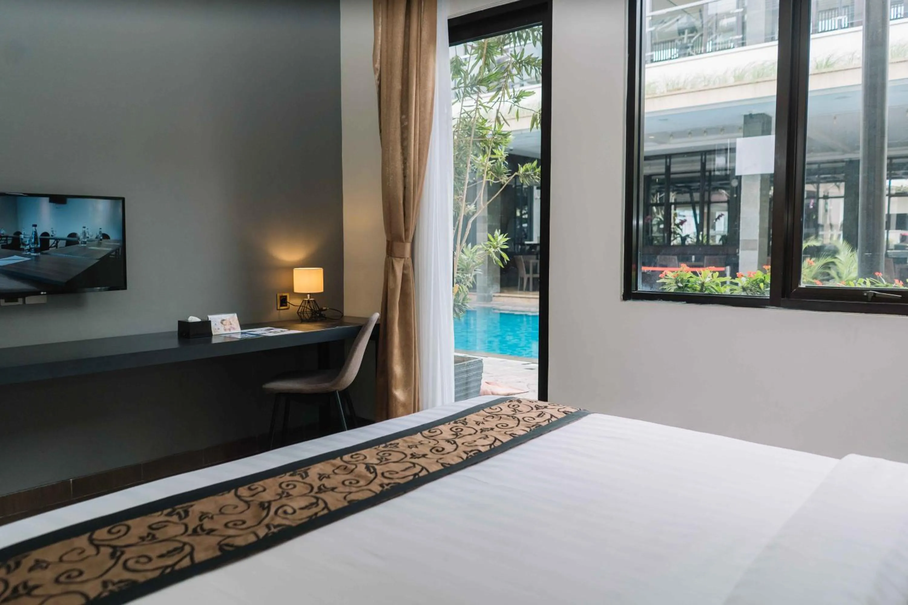 Bed in Anugrah Hotel Sukabumi