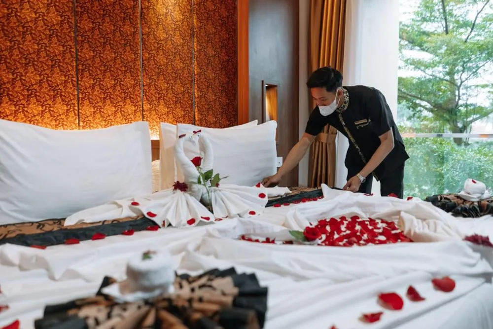 Bed in Anugrah Hotel Sukabumi