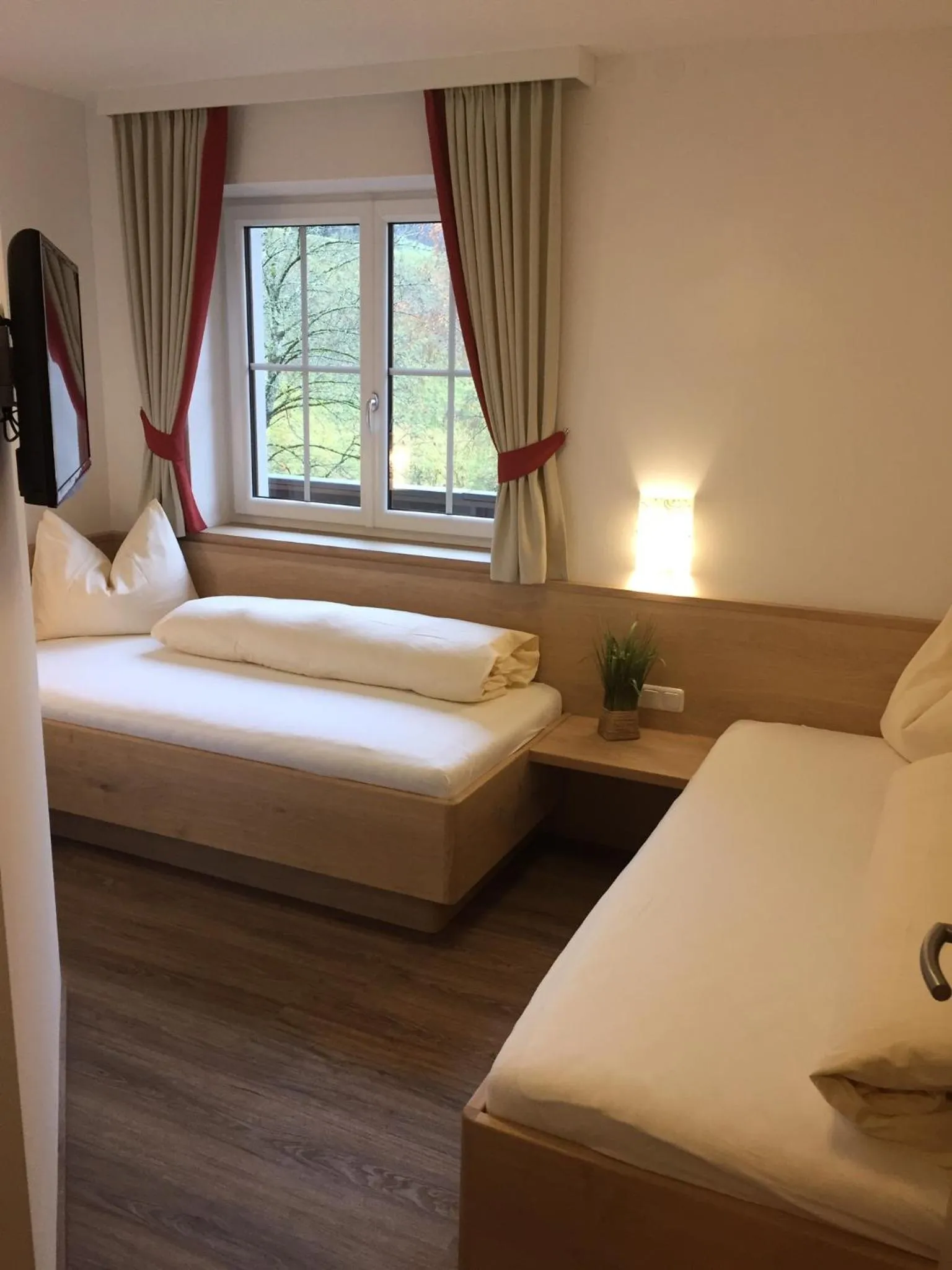 Bed in Hotel Garni Ingeborg