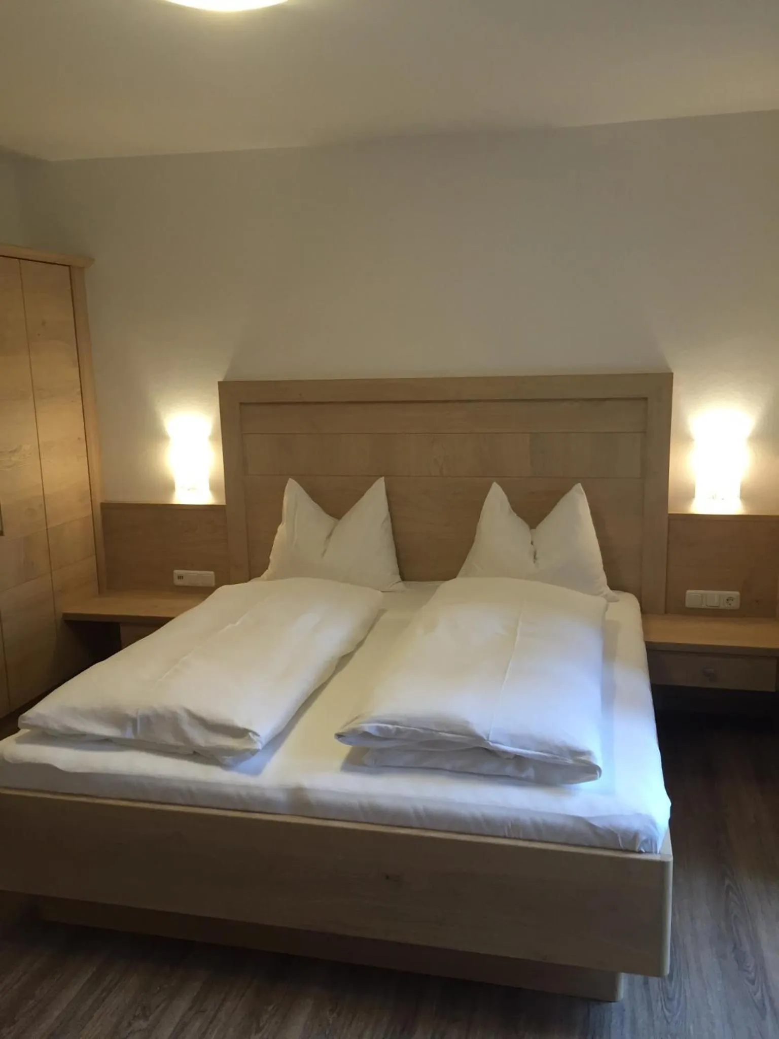 Bed in Hotel Garni Ingeborg