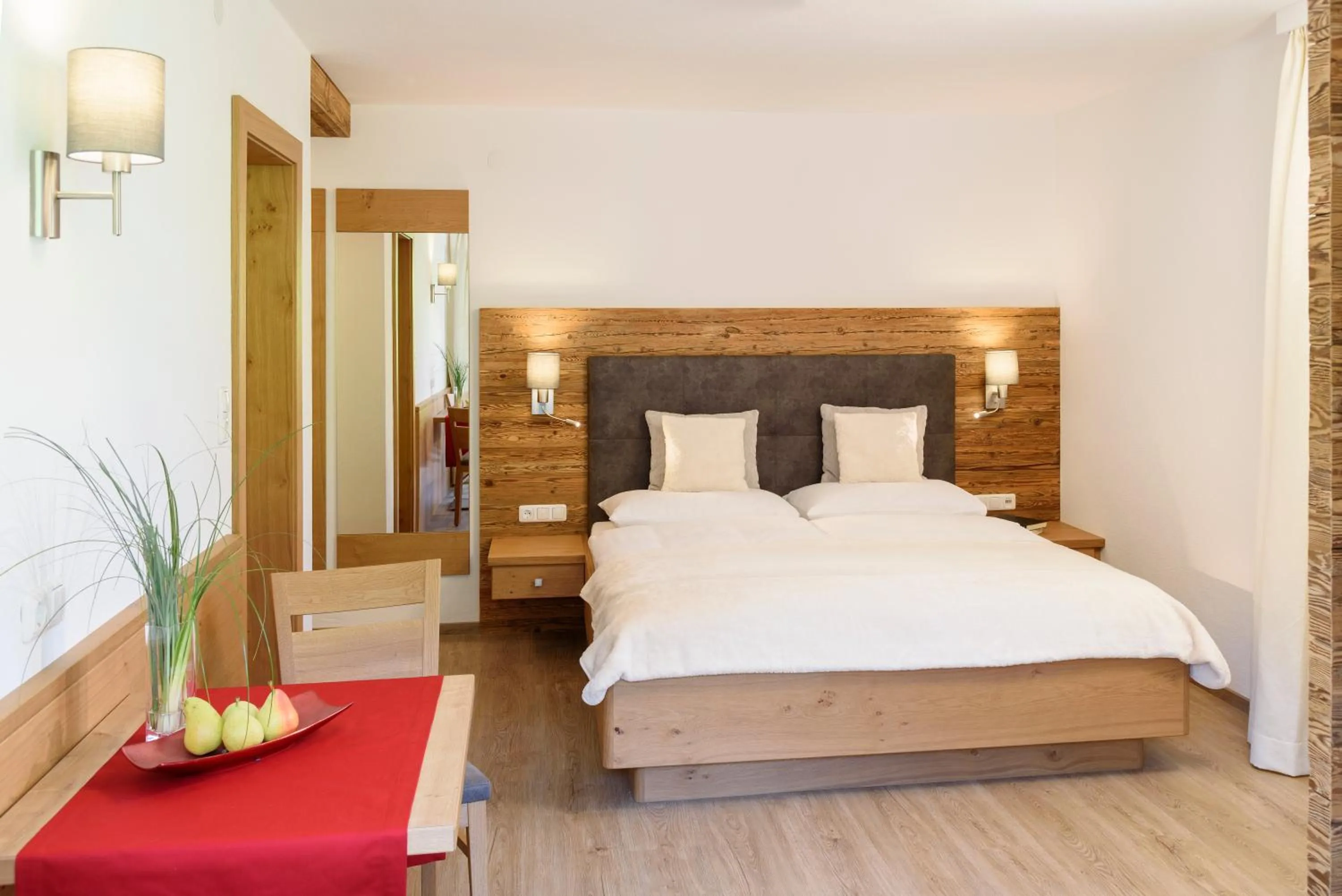 Bed in Hotel Garni Ingeborg