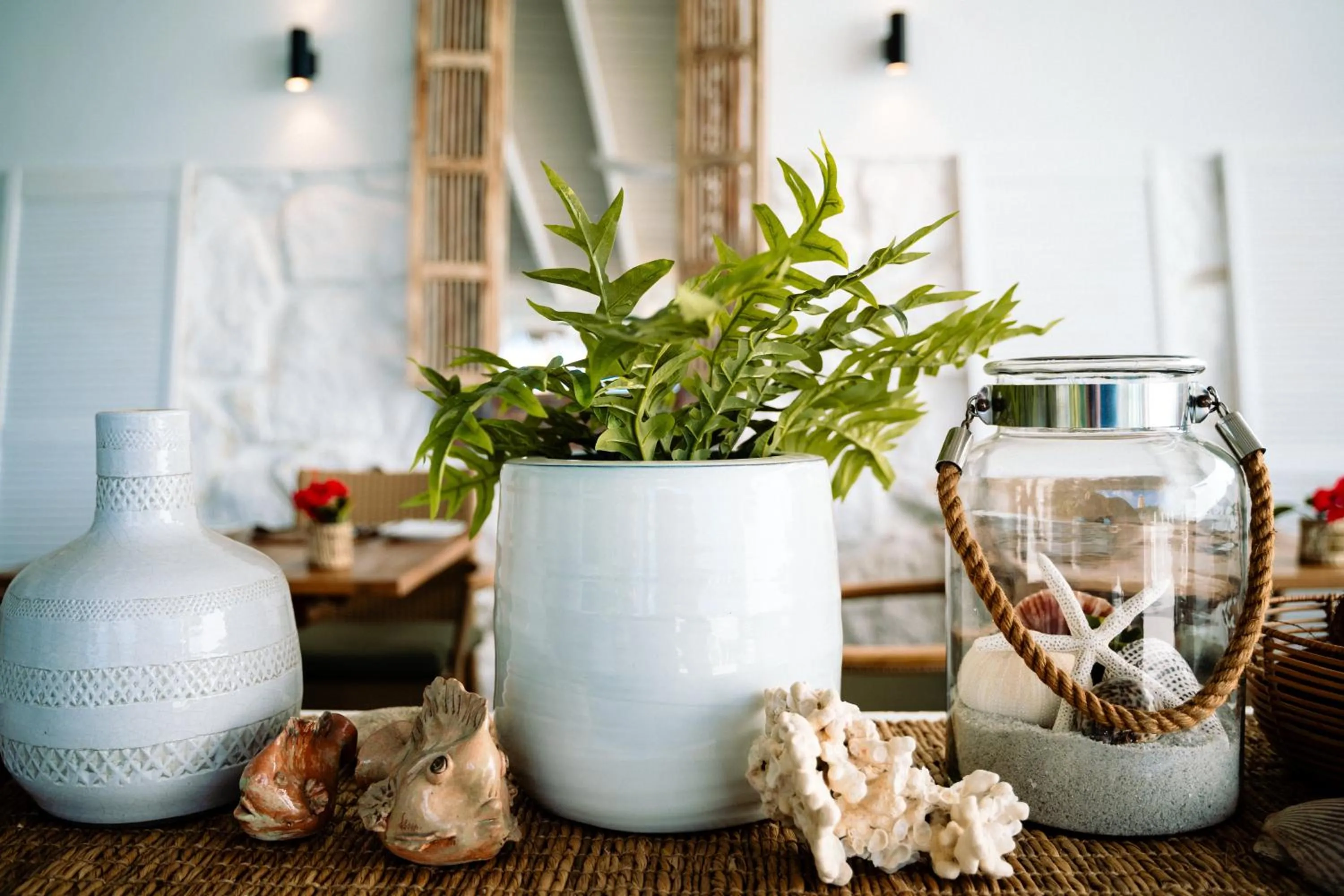 Decorative detail in The Bay Seychelles Boutique Hotel and Apartments