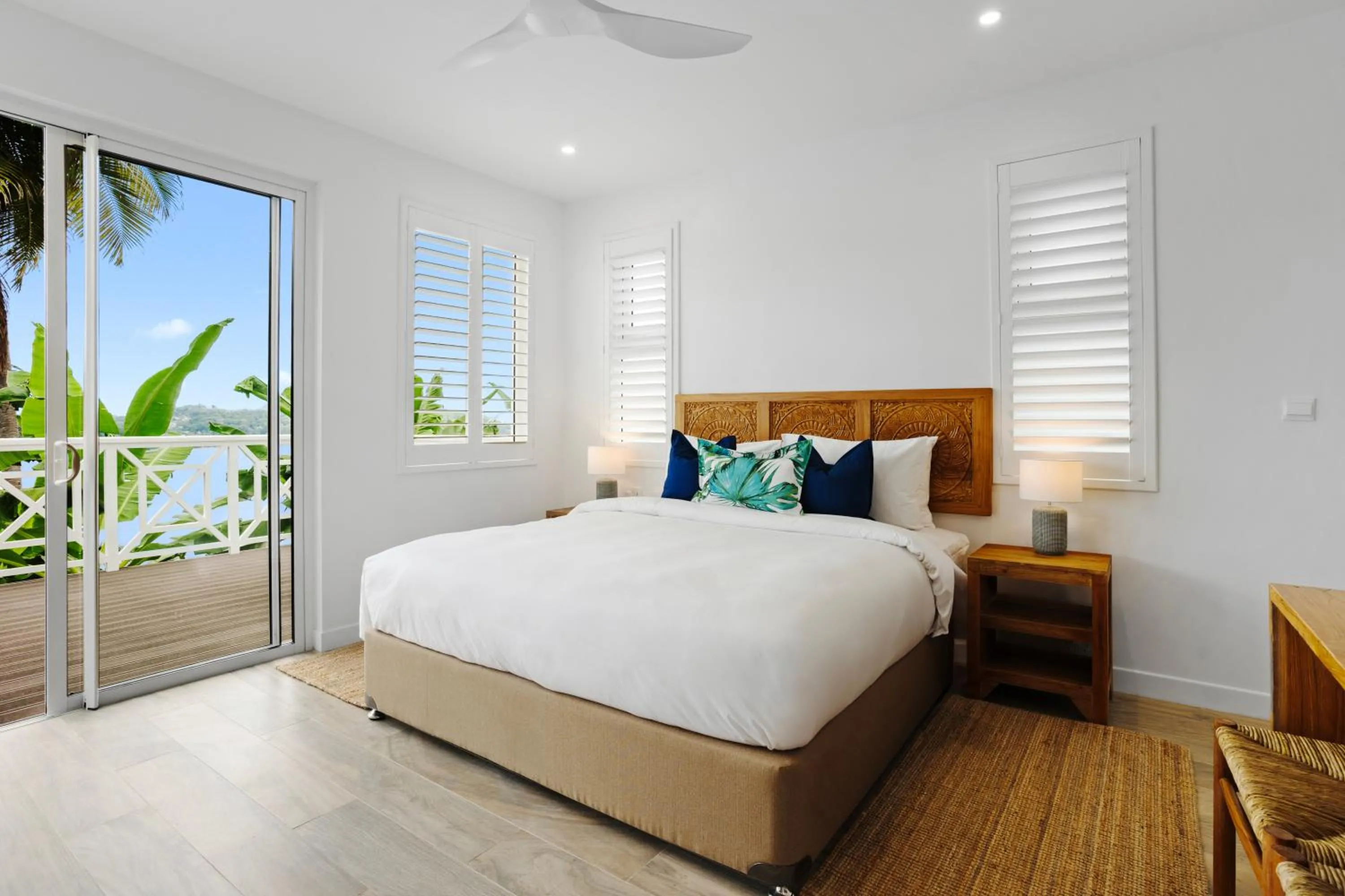 Bed in The Bay Seychelles Boutique Hotel and Apartments