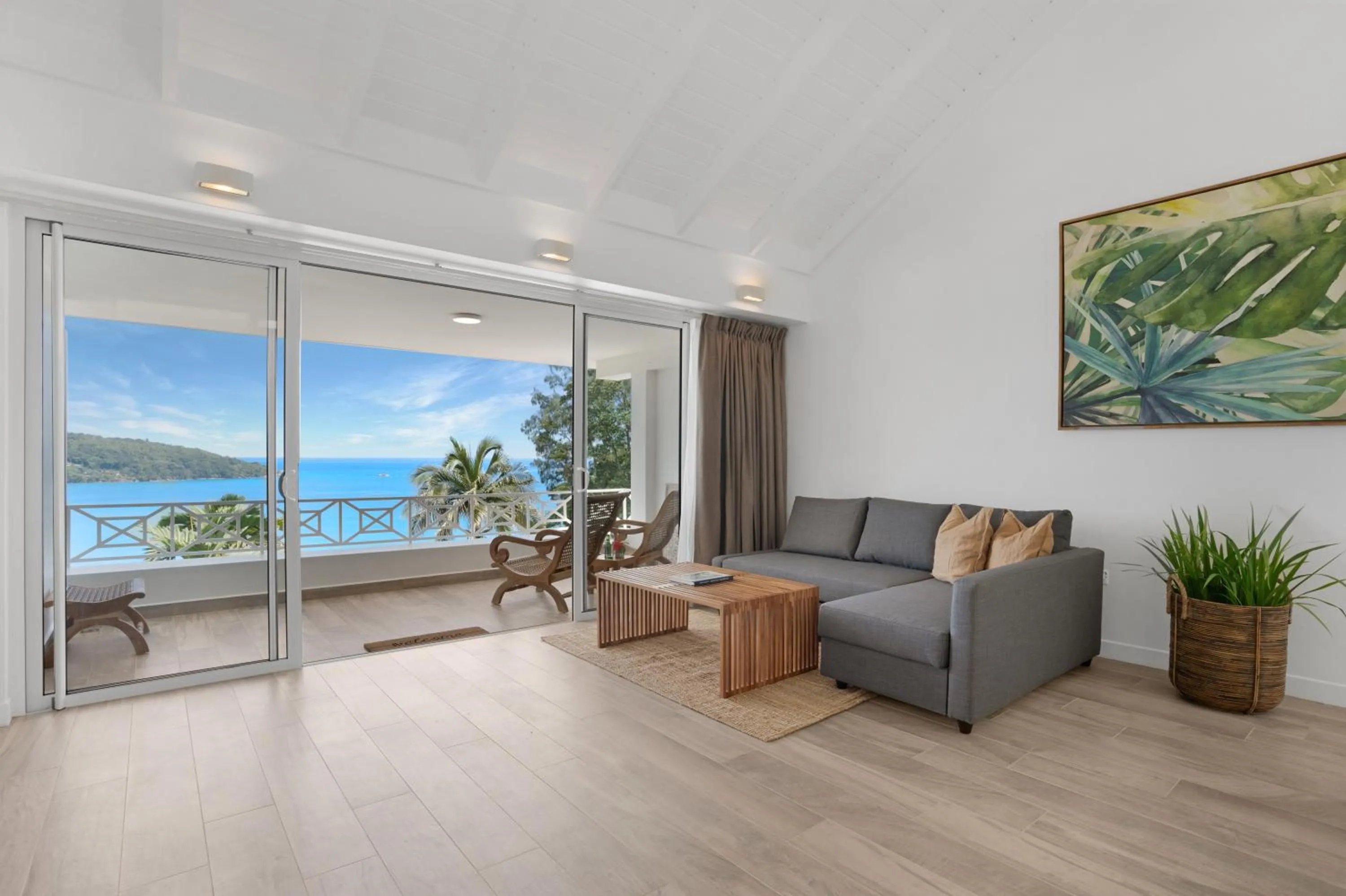 Living room in The Bay Seychelles Boutique Hotel and Apartments