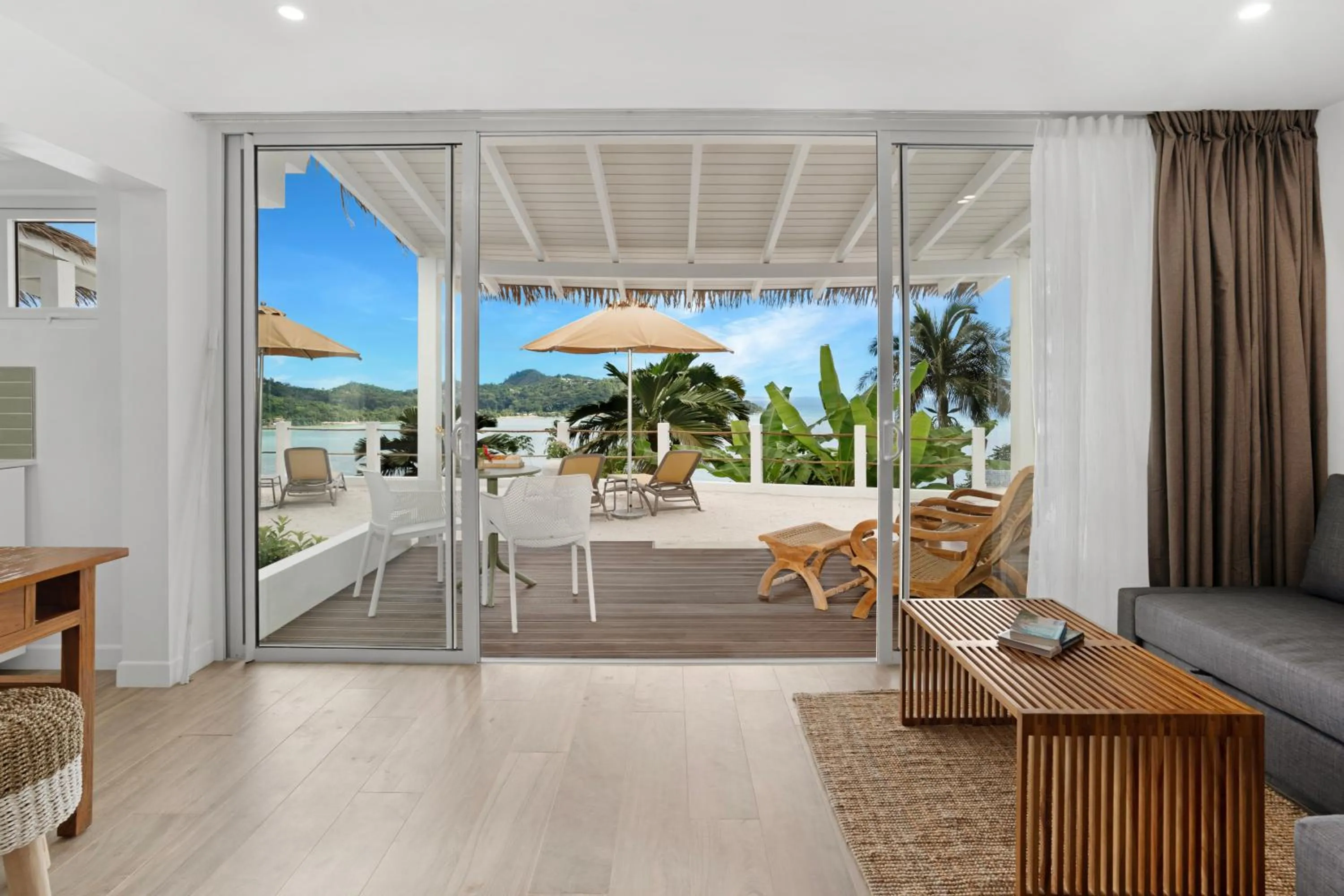 Patio in The Bay Seychelles Boutique Hotel and Apartments