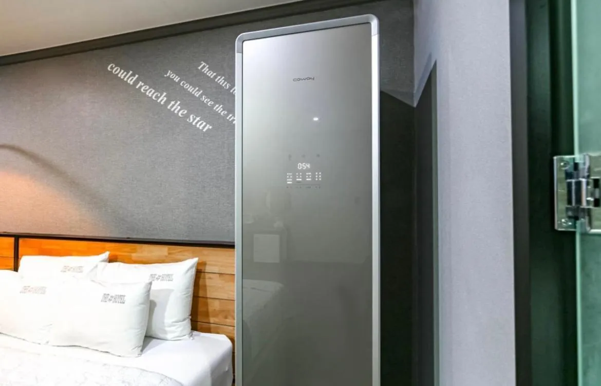 Bed in The Sharp Hotel