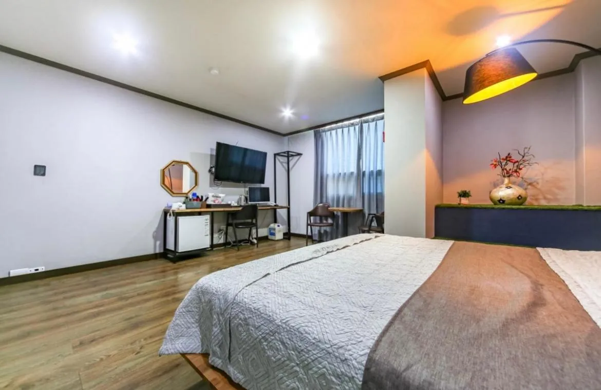 Bed in The Sharp Hotel