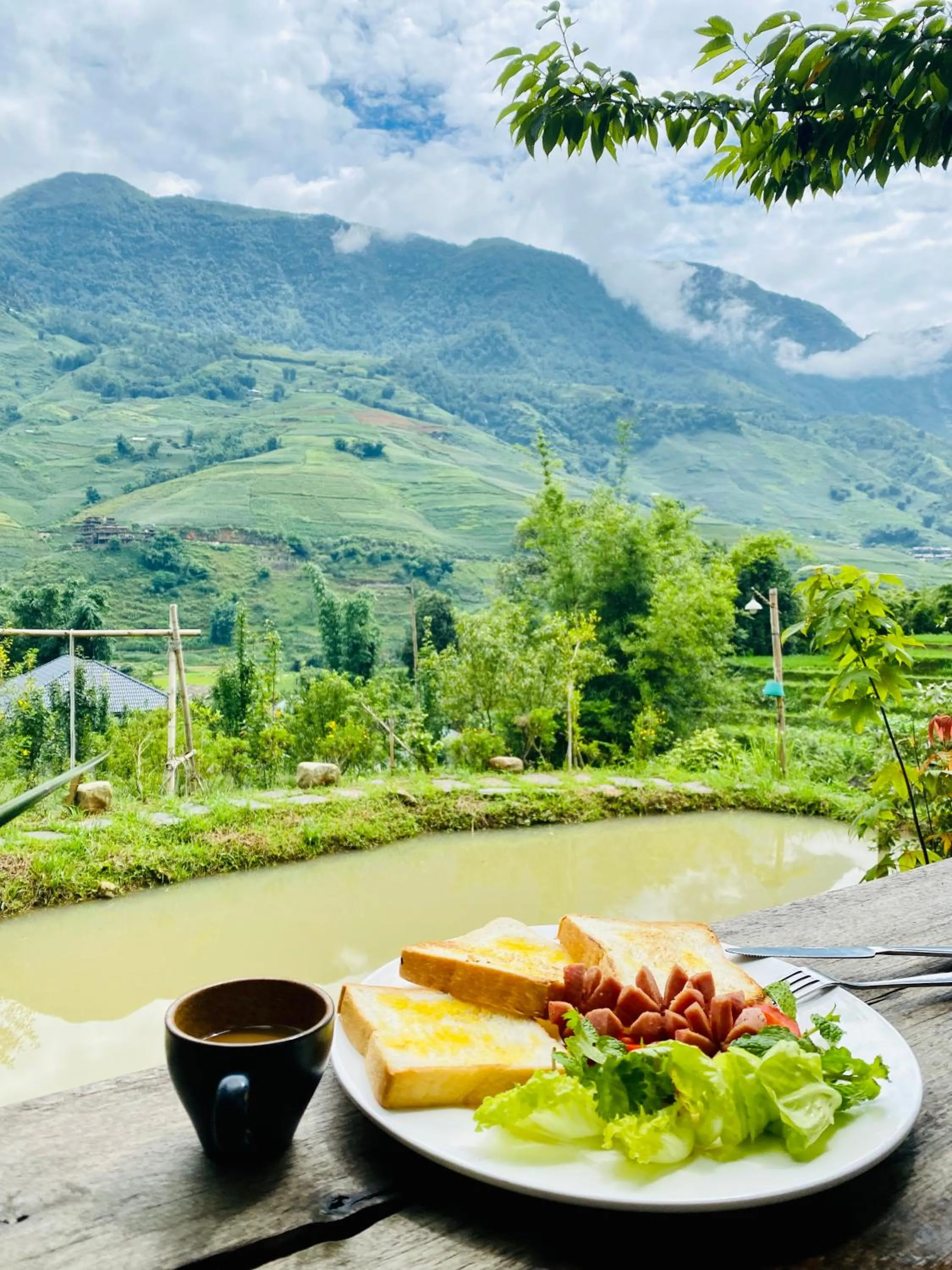 Breakfast in Healing Homestay Sapa