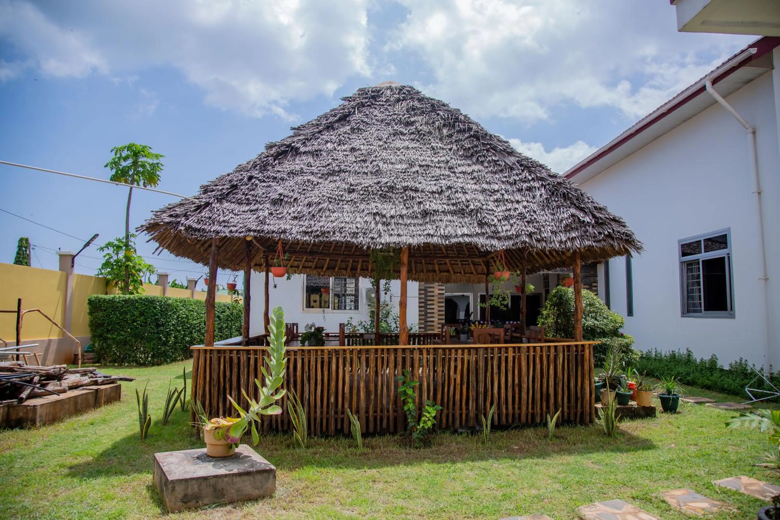 Garden in La Casa Preciosa in Tanga