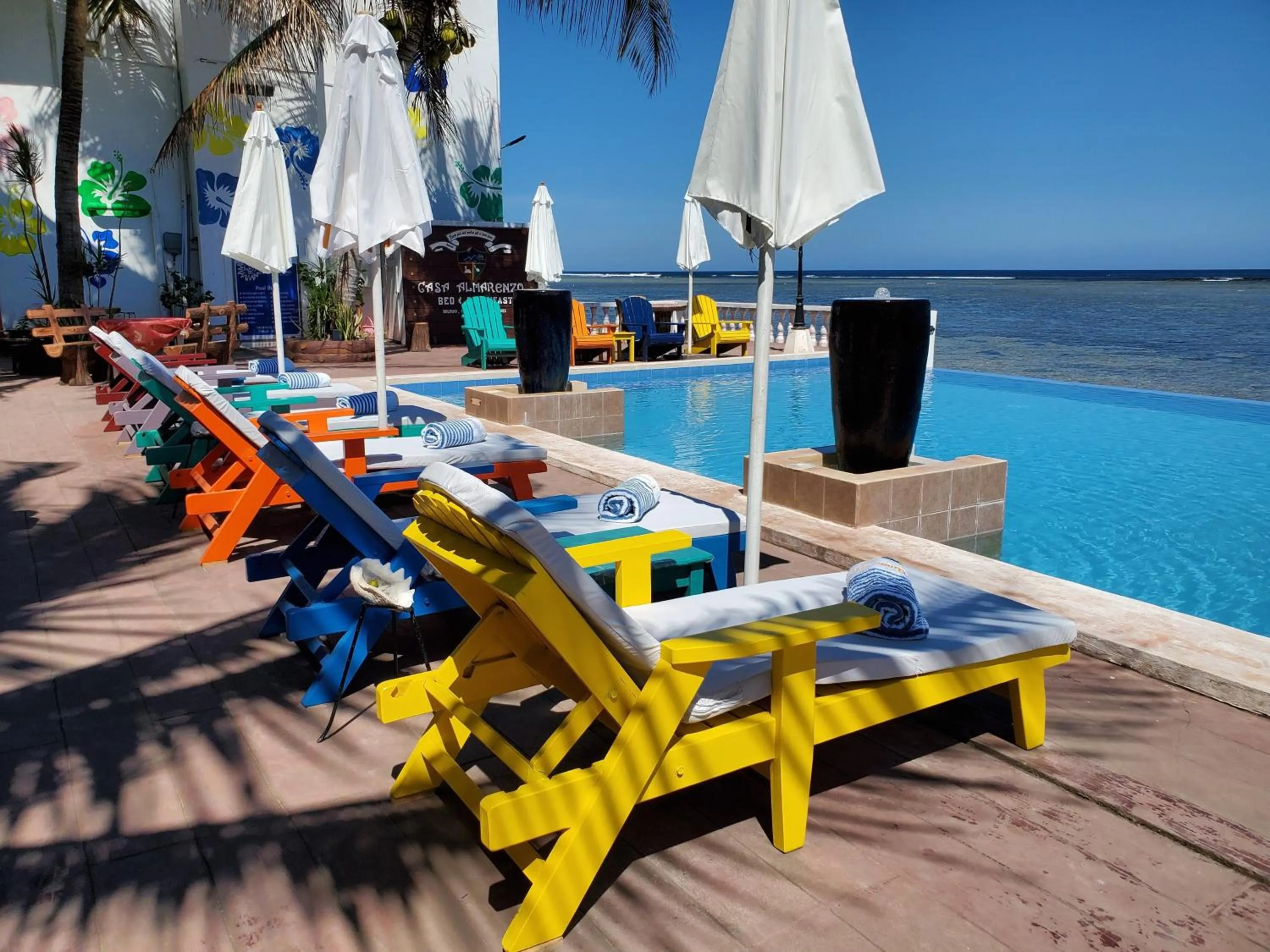 Pool view in Casa Almarenzo Bed & Breakfast