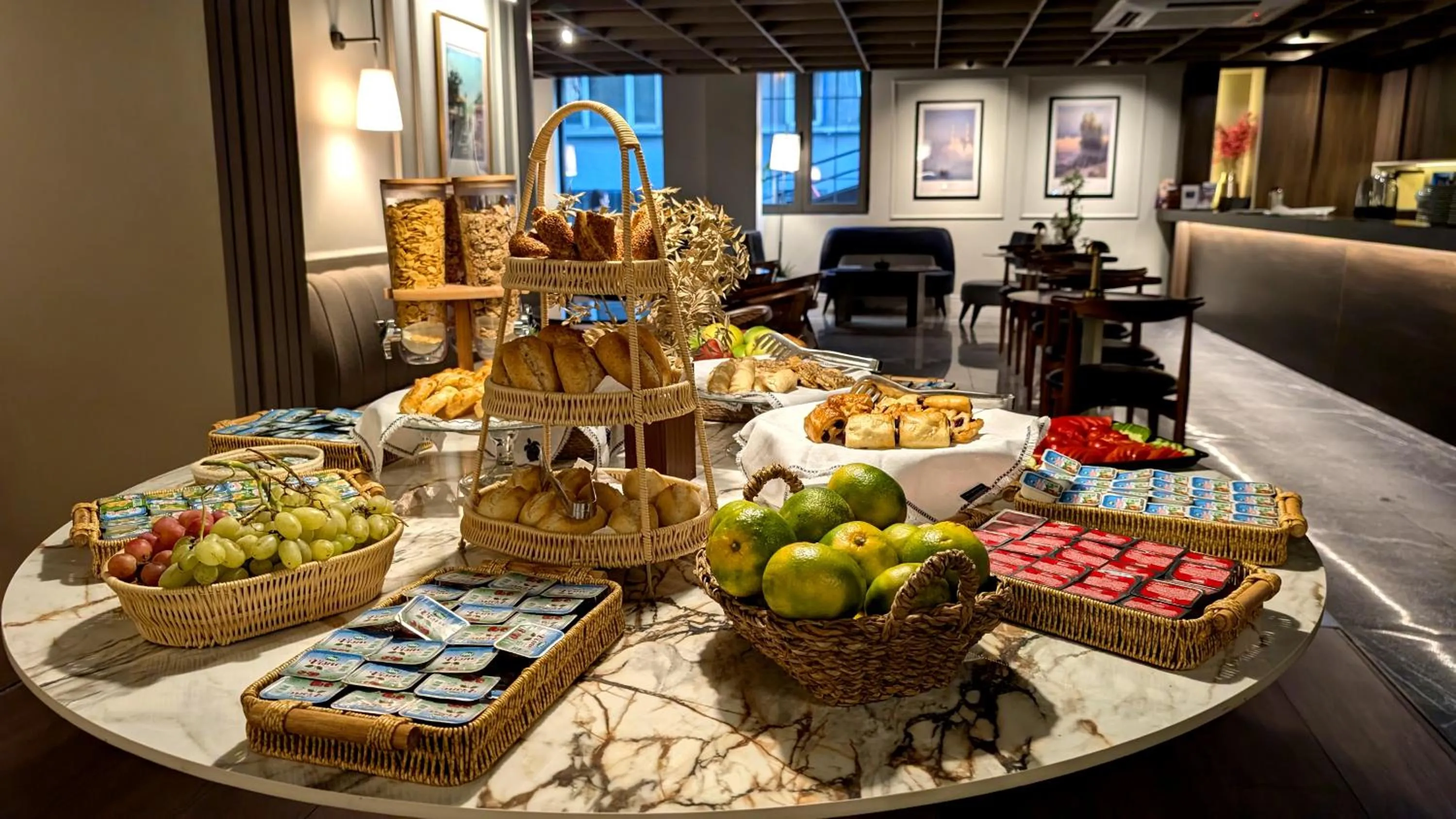 Buffet breakfast in Noble Pangaltı