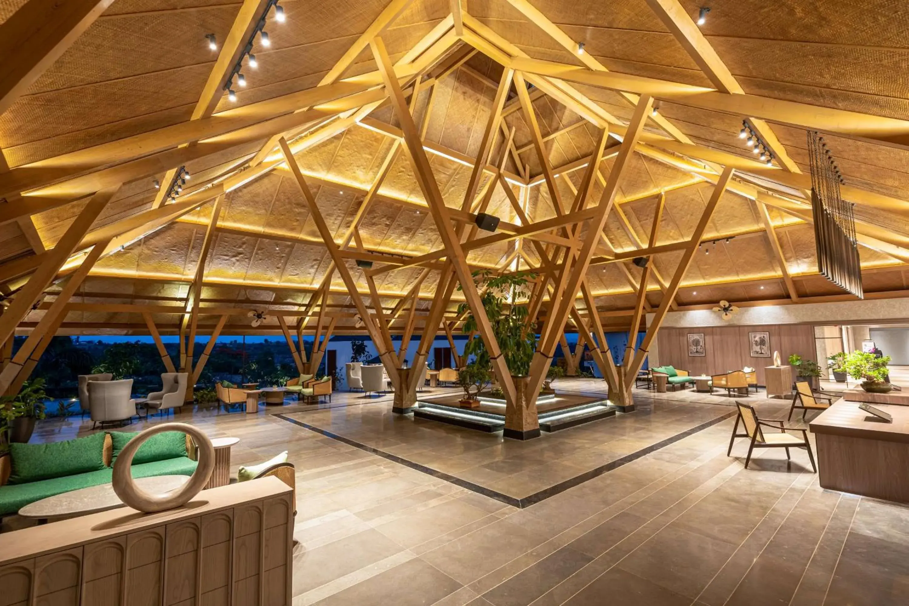 Lobby or reception in Radisson Resort Hatgad Saputara Lobby or reception in Radisson Resort Hatgad Saputara