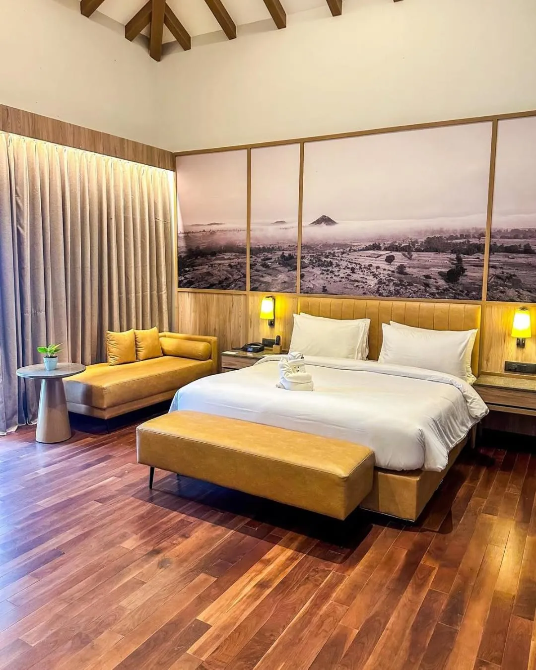 Bedroom, Bed in Radisson Resort Hatgad Saputara