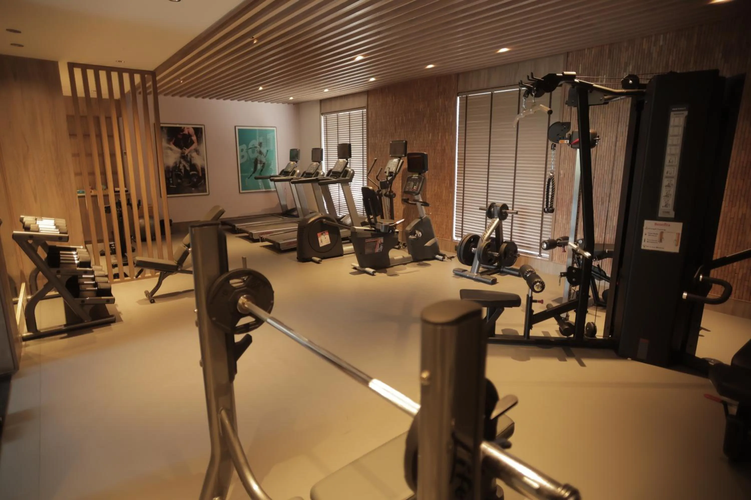 Fitness centre/facilities in Radisson Resort Hatgad Saputara