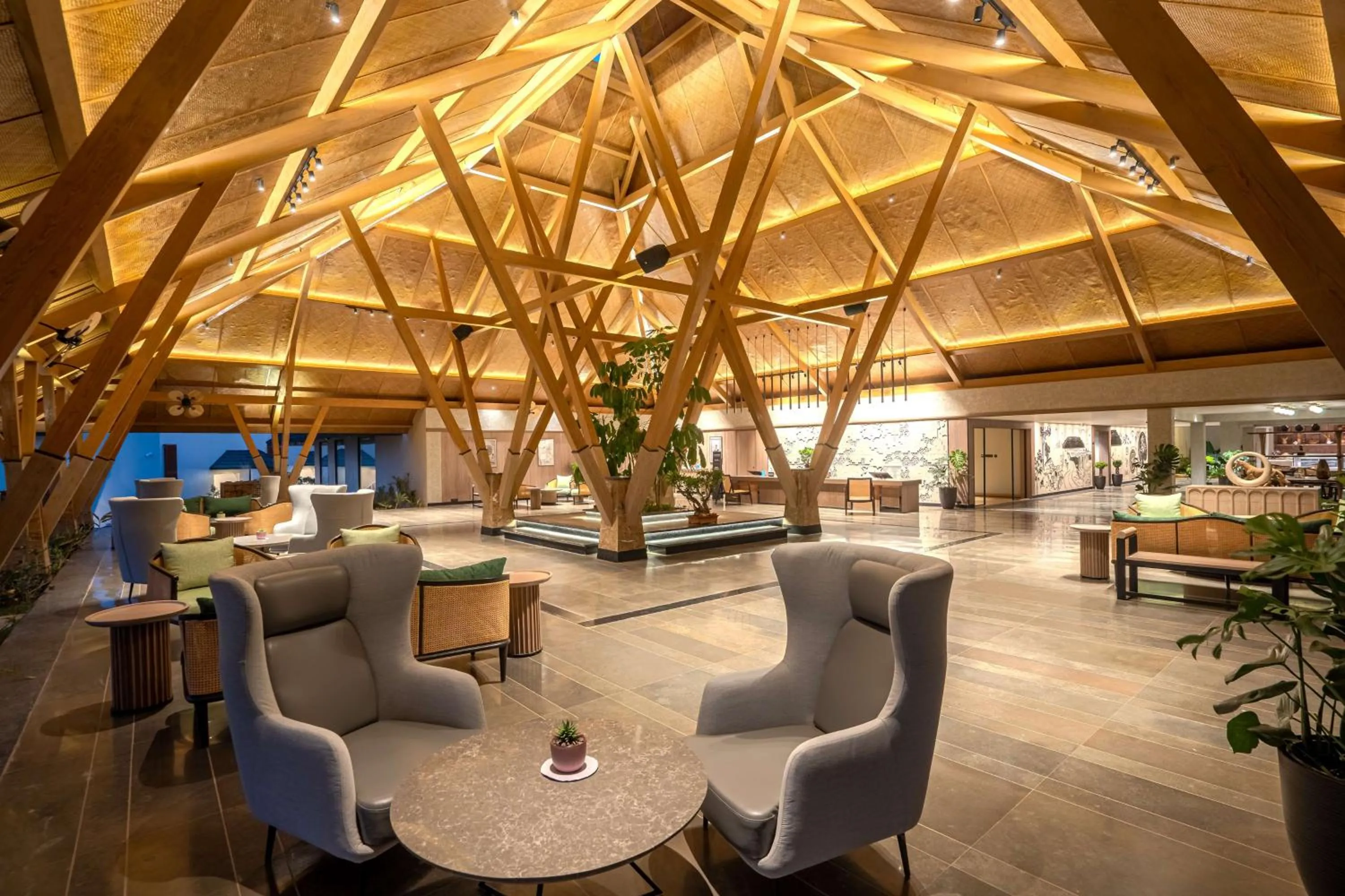 Lobby or reception in Radisson Resort Hatgad Saputara