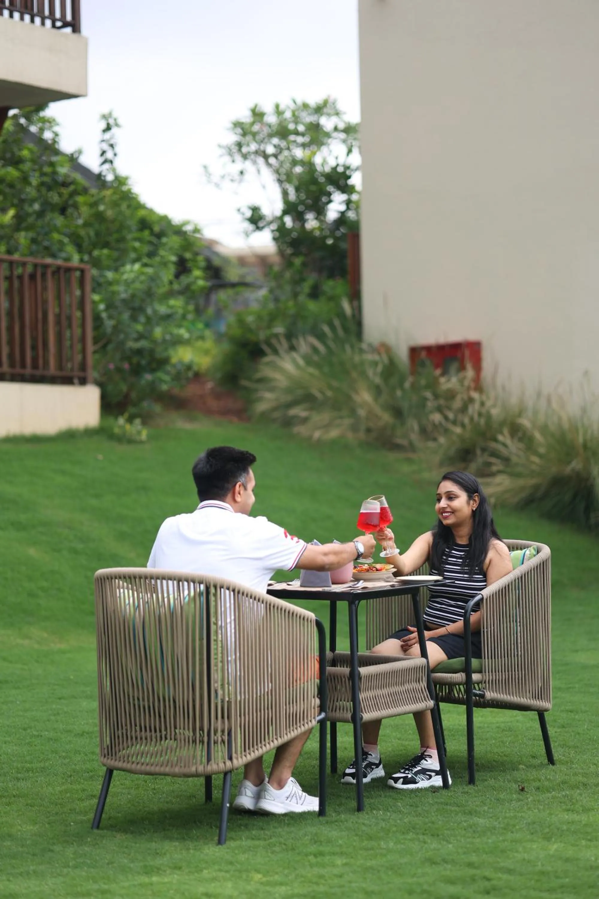 Seating area in Radisson Resort Hatgad Saputara