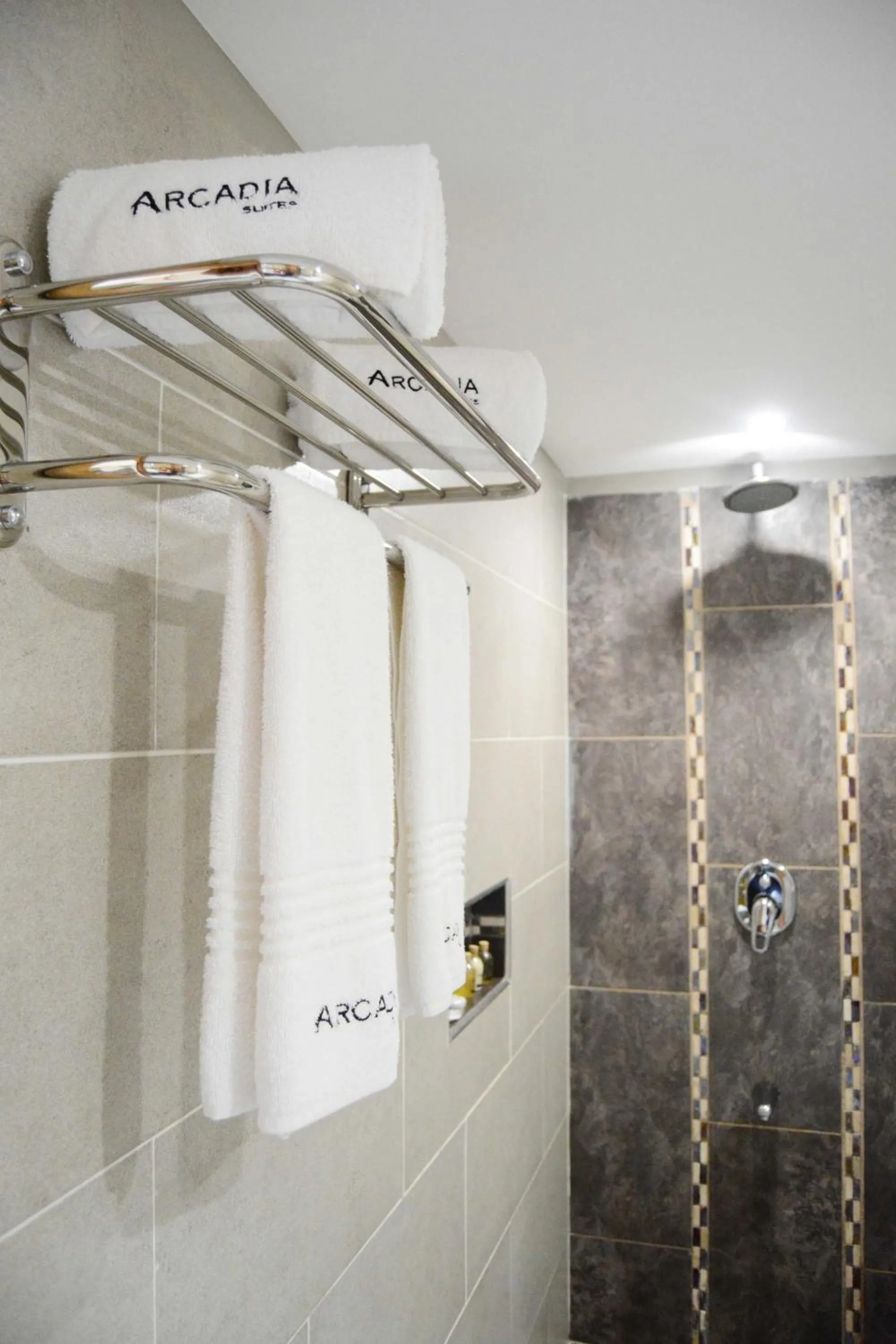 Shower in Arcadia Suites - Kampala