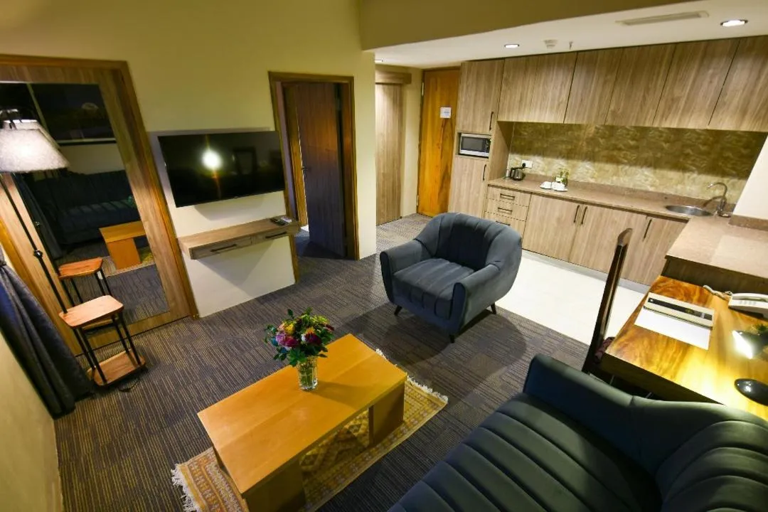 Living room in Arcadia Suites - Kampala