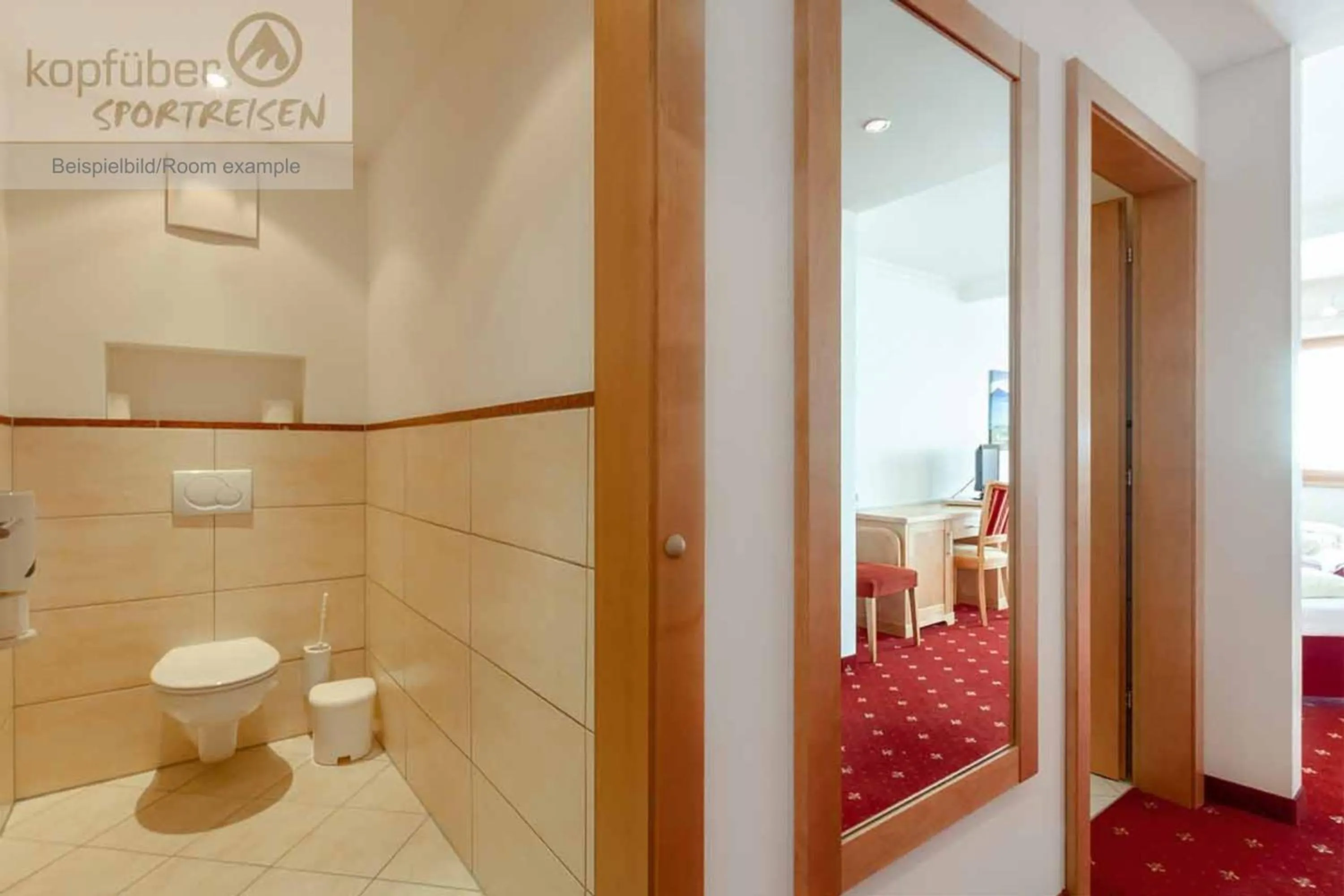 Toilet in Sporthotel Christophorus
