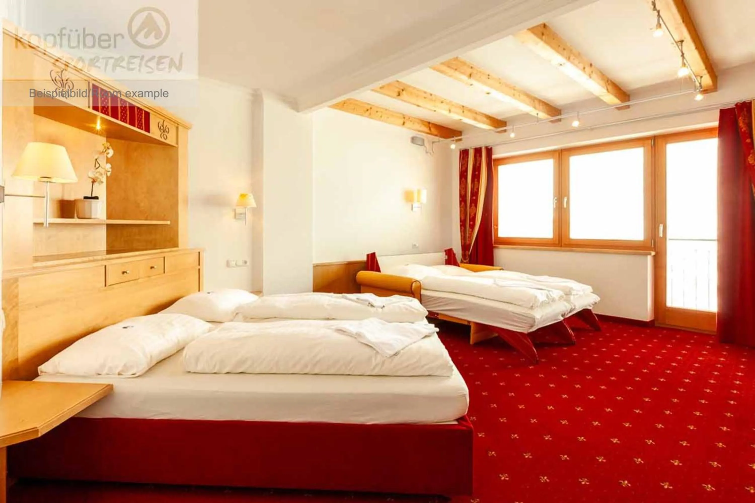Bed in Sporthotel Christophorus