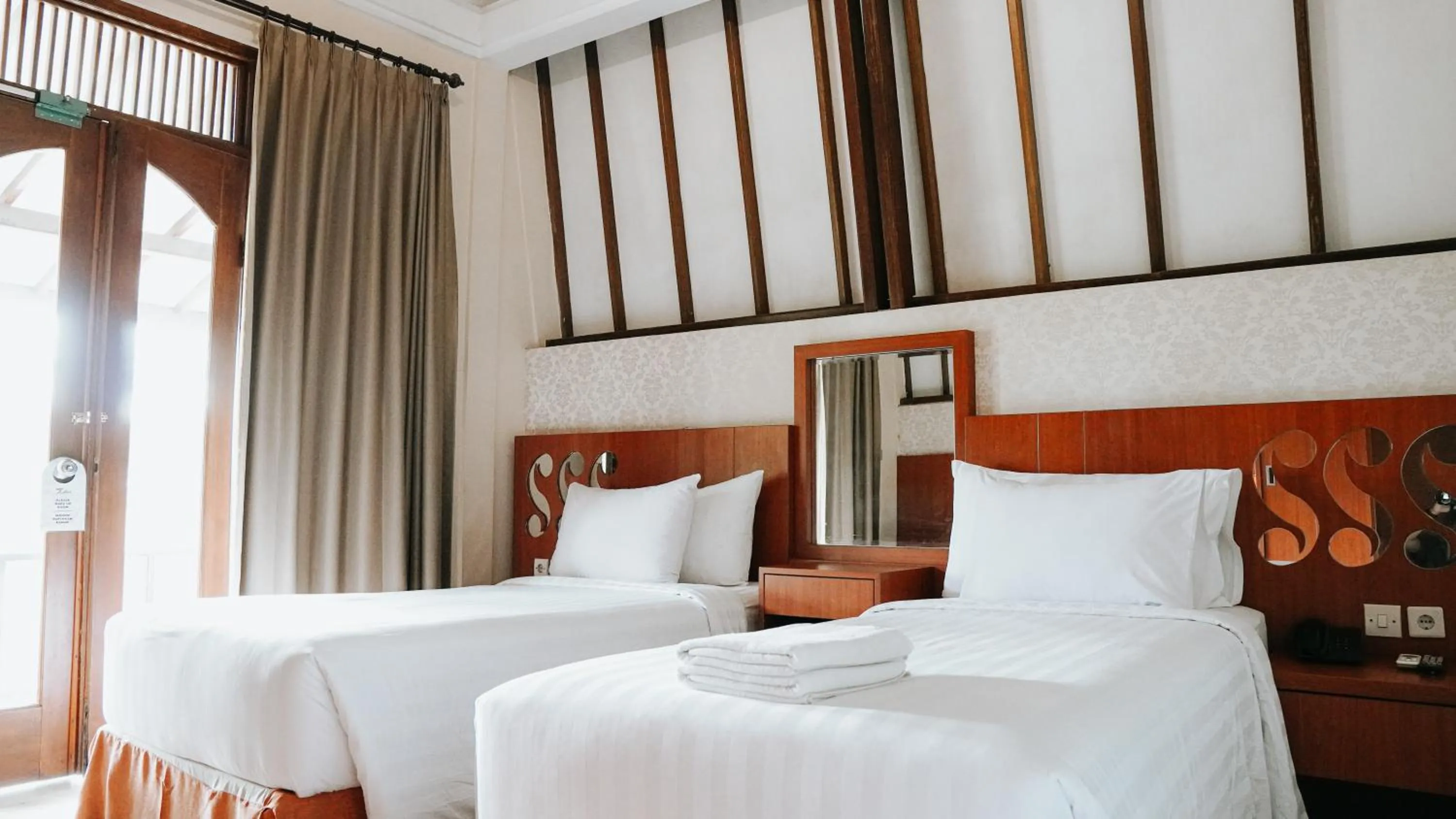 Bed in Tidar Hotel & Cottages Malang