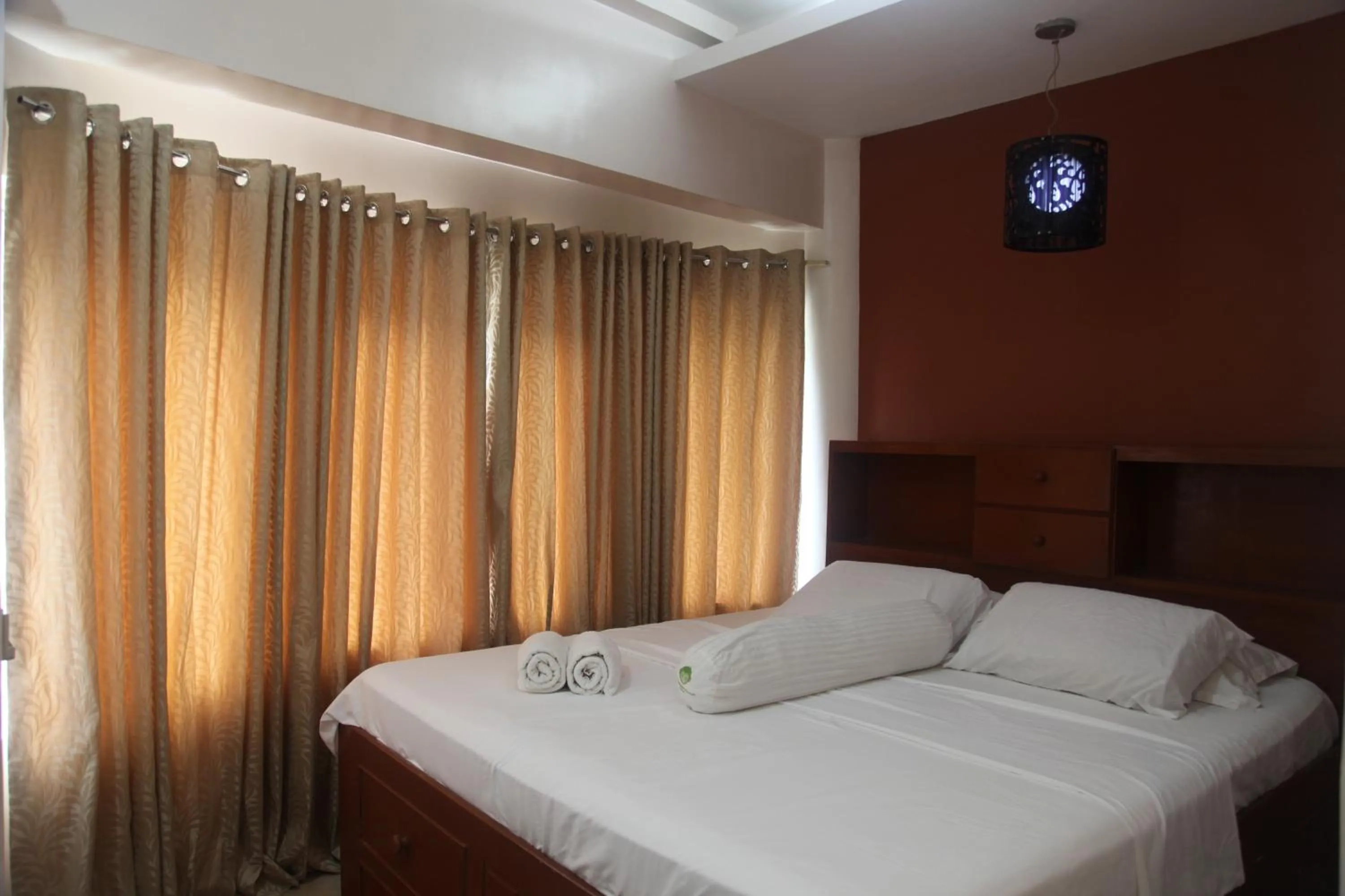 Bed in Green Monkey Resort Boracay