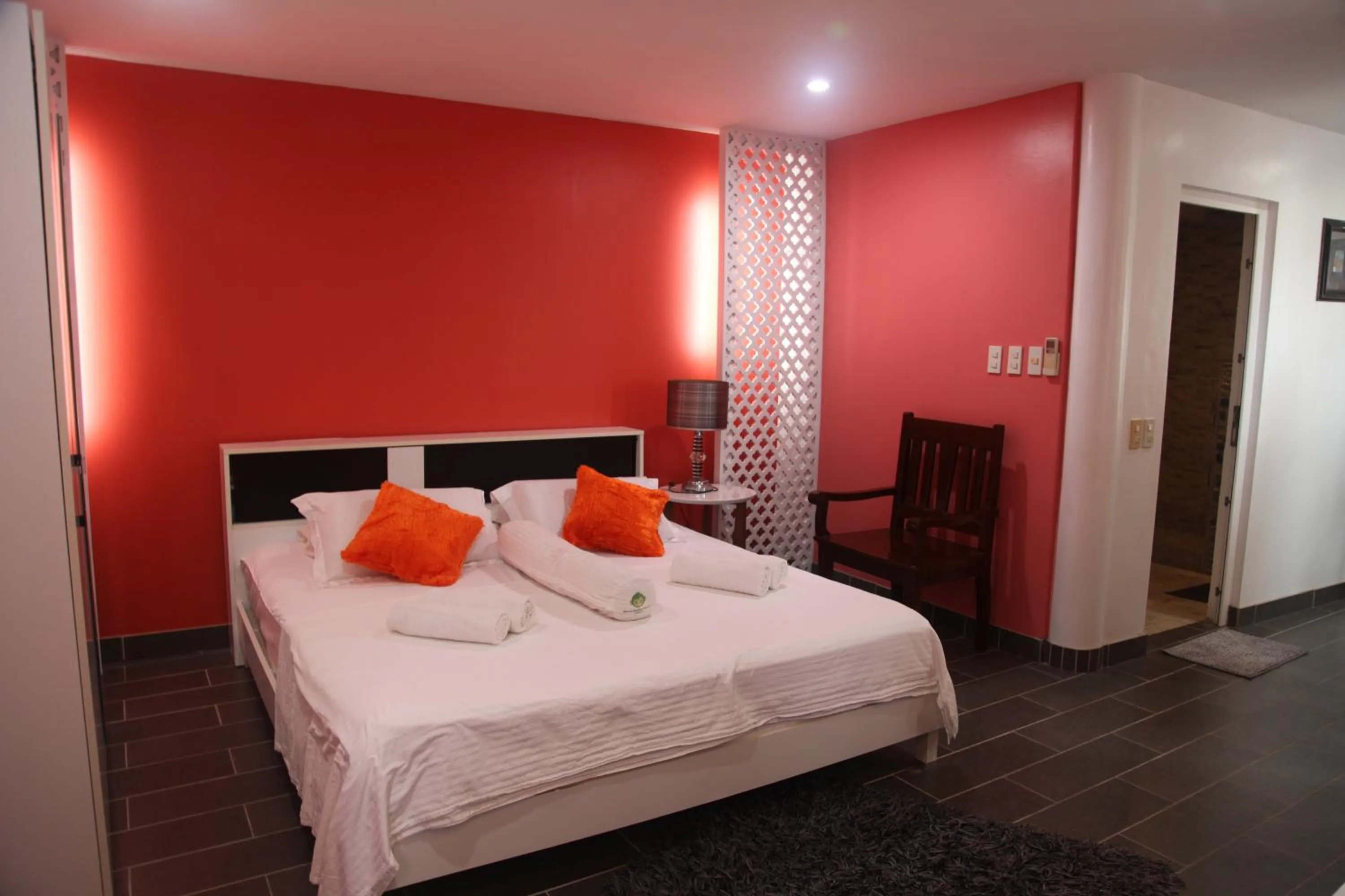 Bed in Green Monkey Resort Boracay