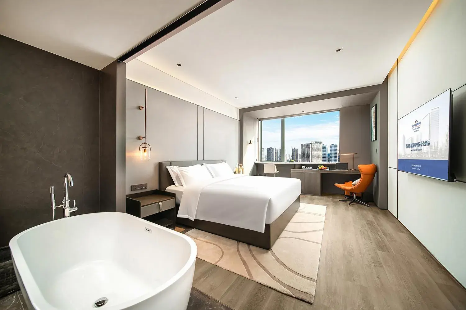 Photo of the whole room, Bed in Howard Johnson Royal Hotel Shenzhen Photo of the whole room, Bed in Howard Johnson Royal Hotel Shenzhen