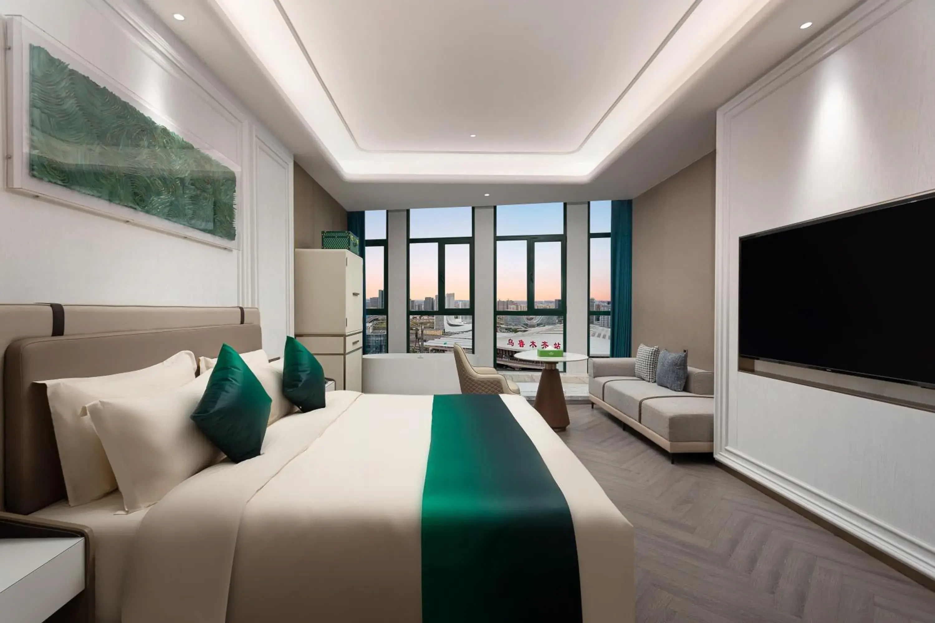 Photo of the whole room in Wingate by Wyndham Urumqi Railway Station Photo of the whole room in Wingate by Wyndham Urumqi Railway Station