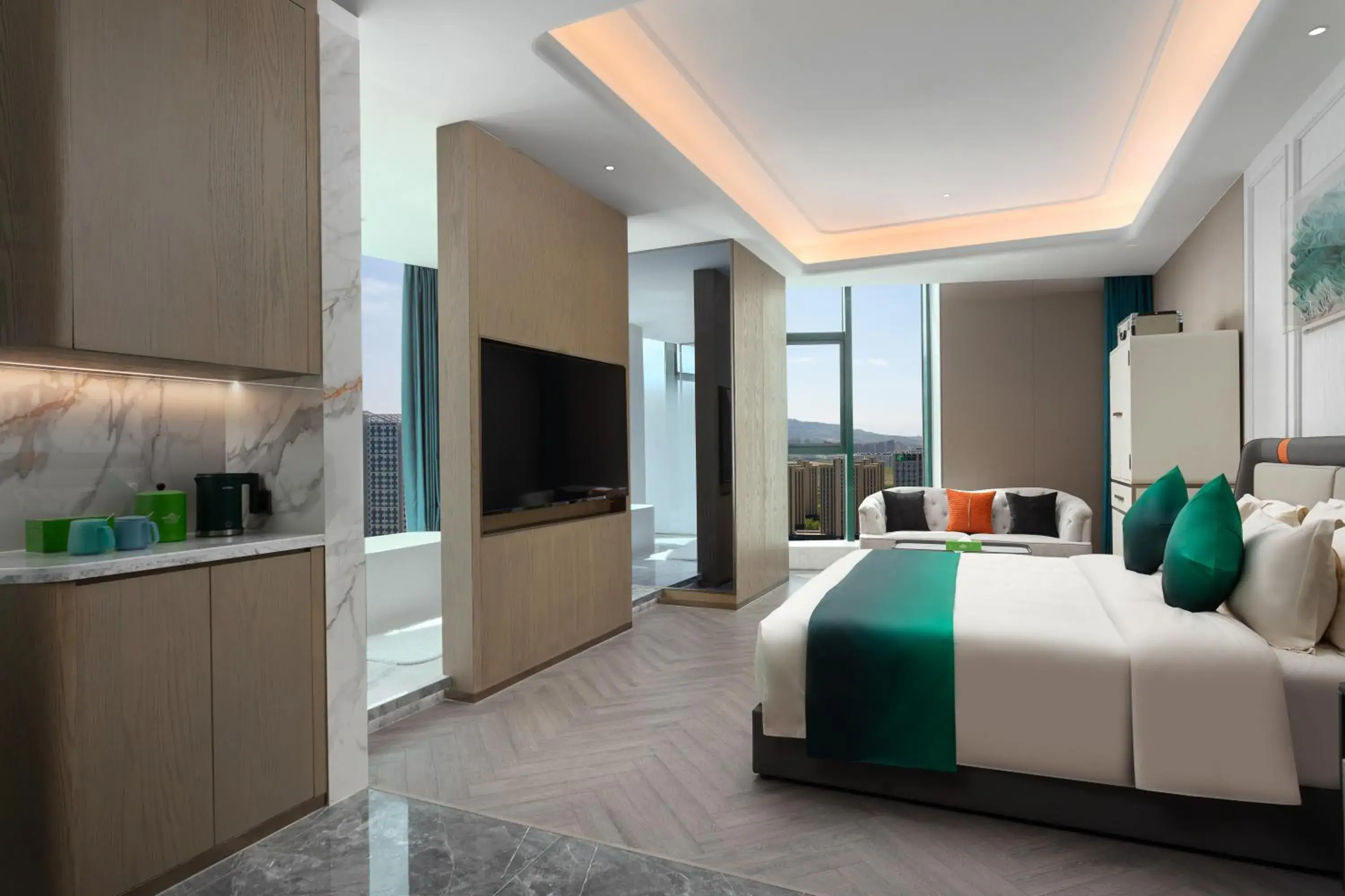 Photo of the whole room in Wingate by Wyndham Urumqi Railway Station Photo of the whole room in Wingate by Wyndham Urumqi Railway Station