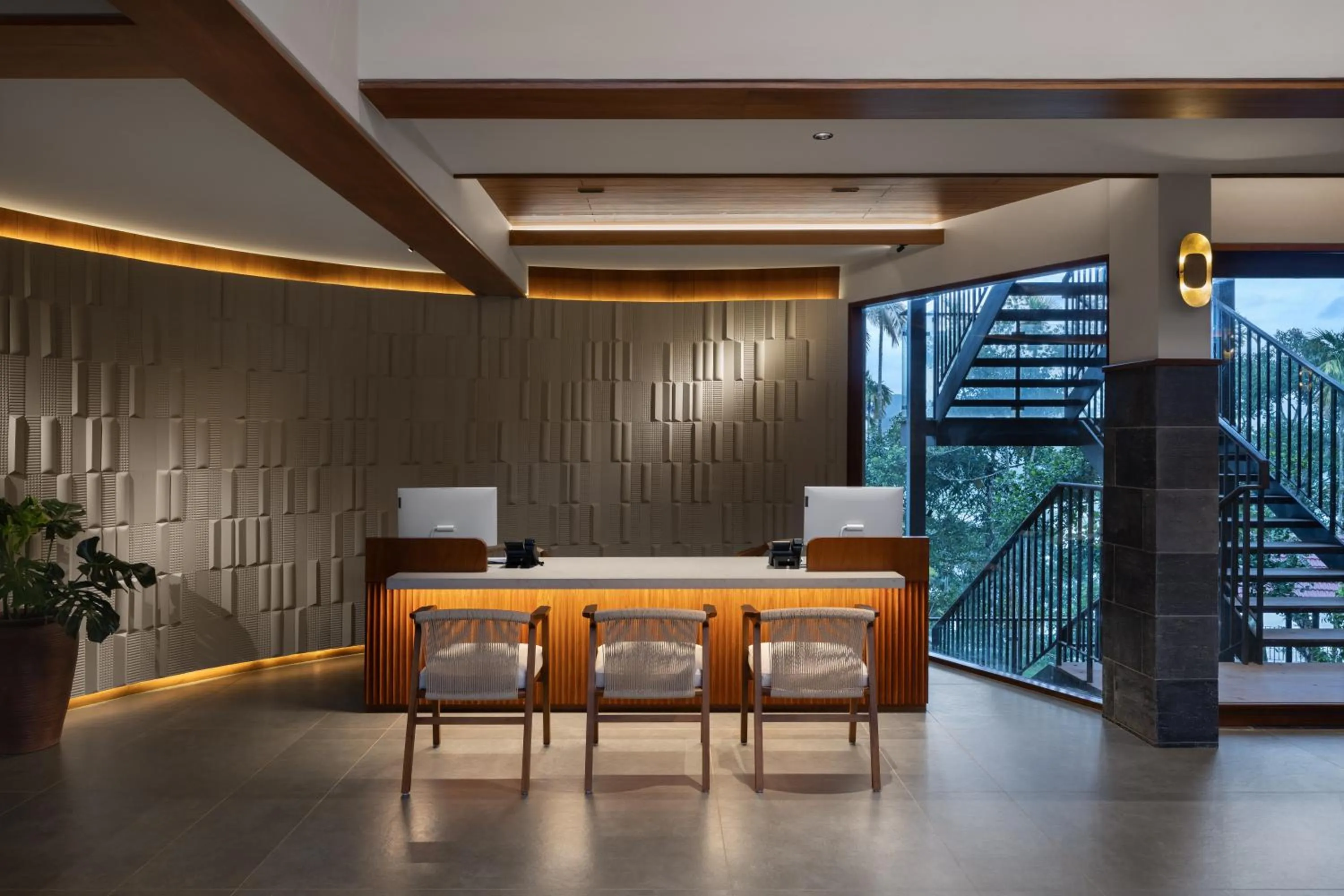 Lobby or reception in Sterling Lontano Waterfront Wayanad