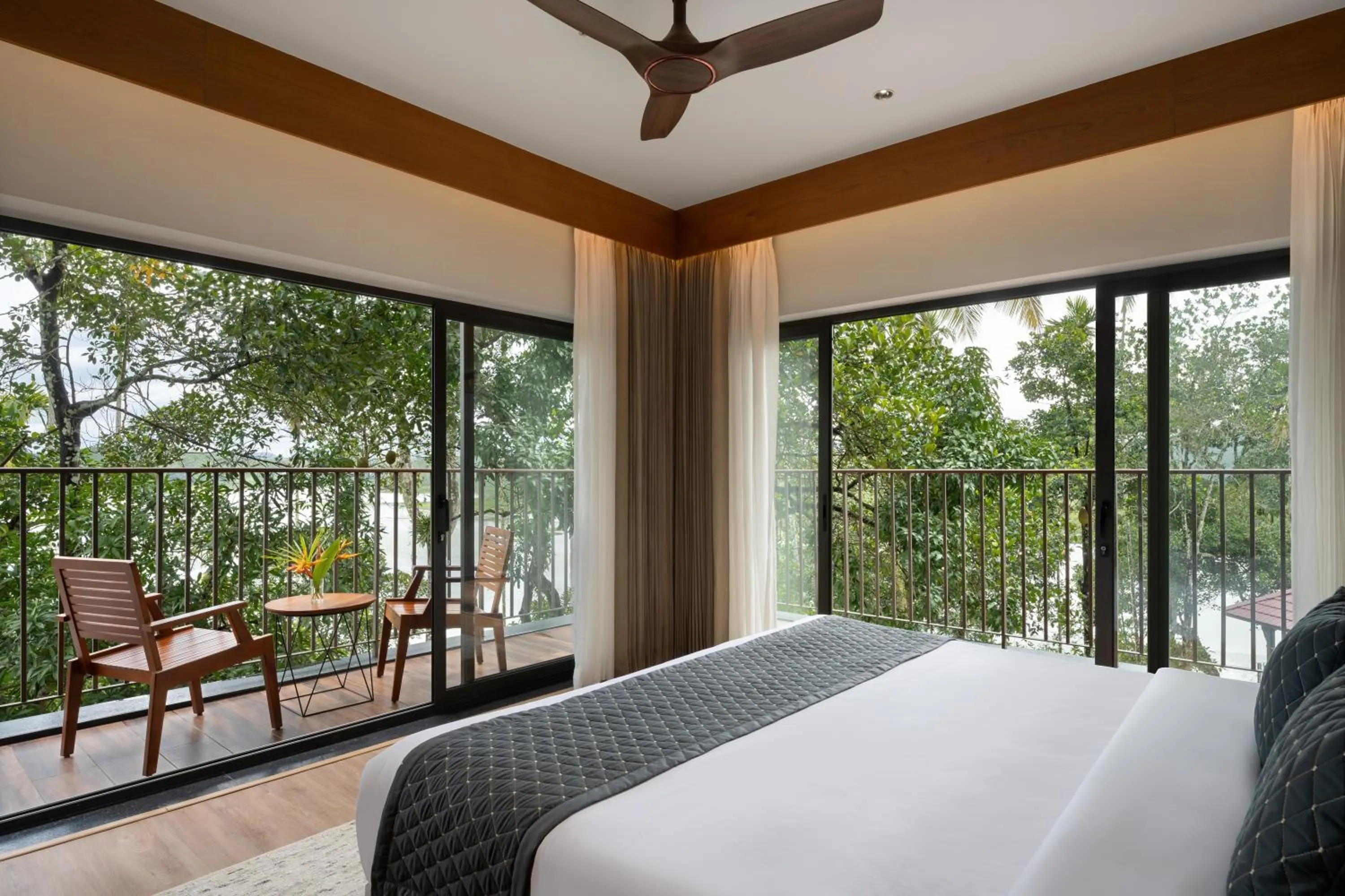 Bedroom, Bed in Sterling Lontano Waterfront Wayanad