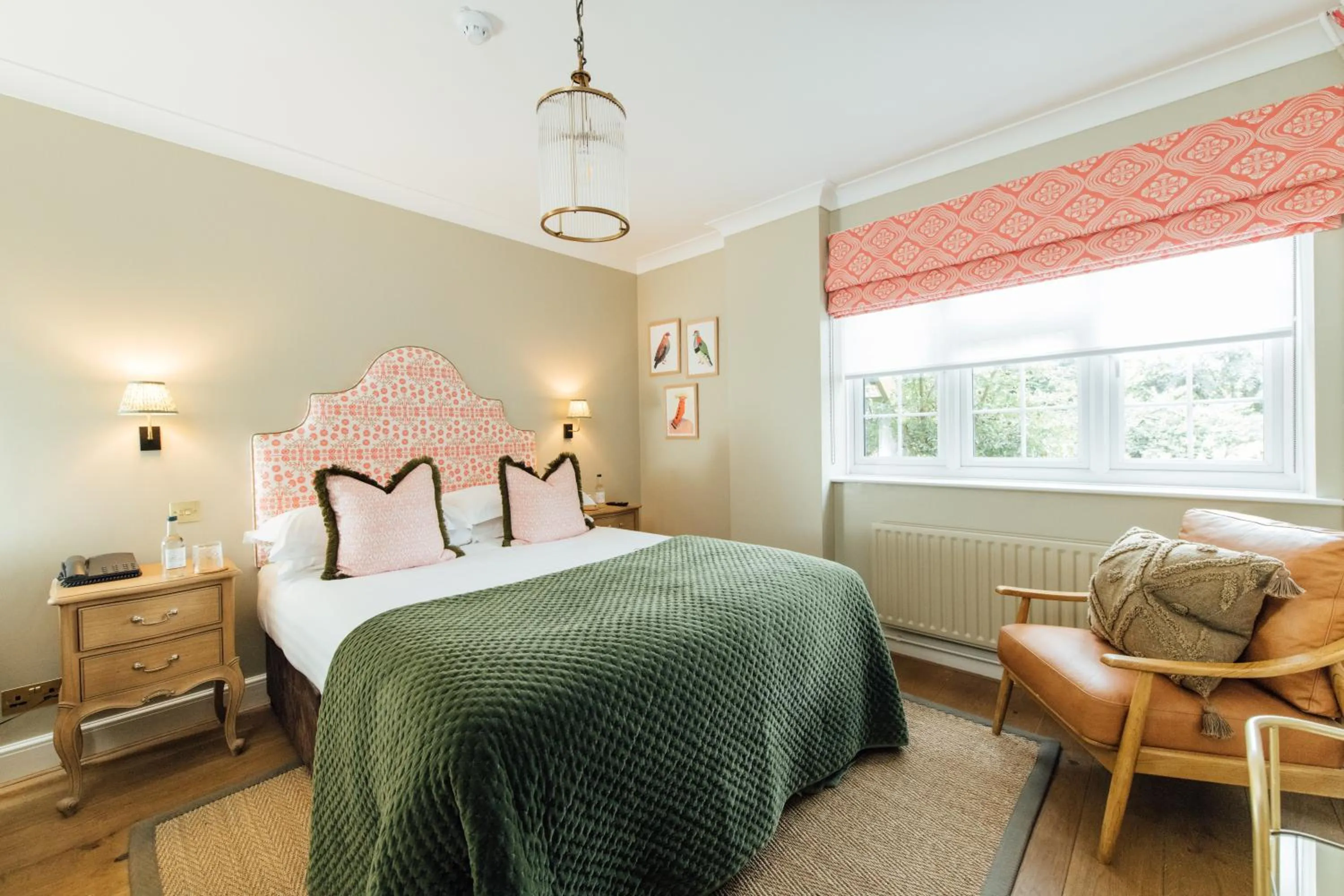 View (from property/room), Bed in The Farmhouse at Redcoats