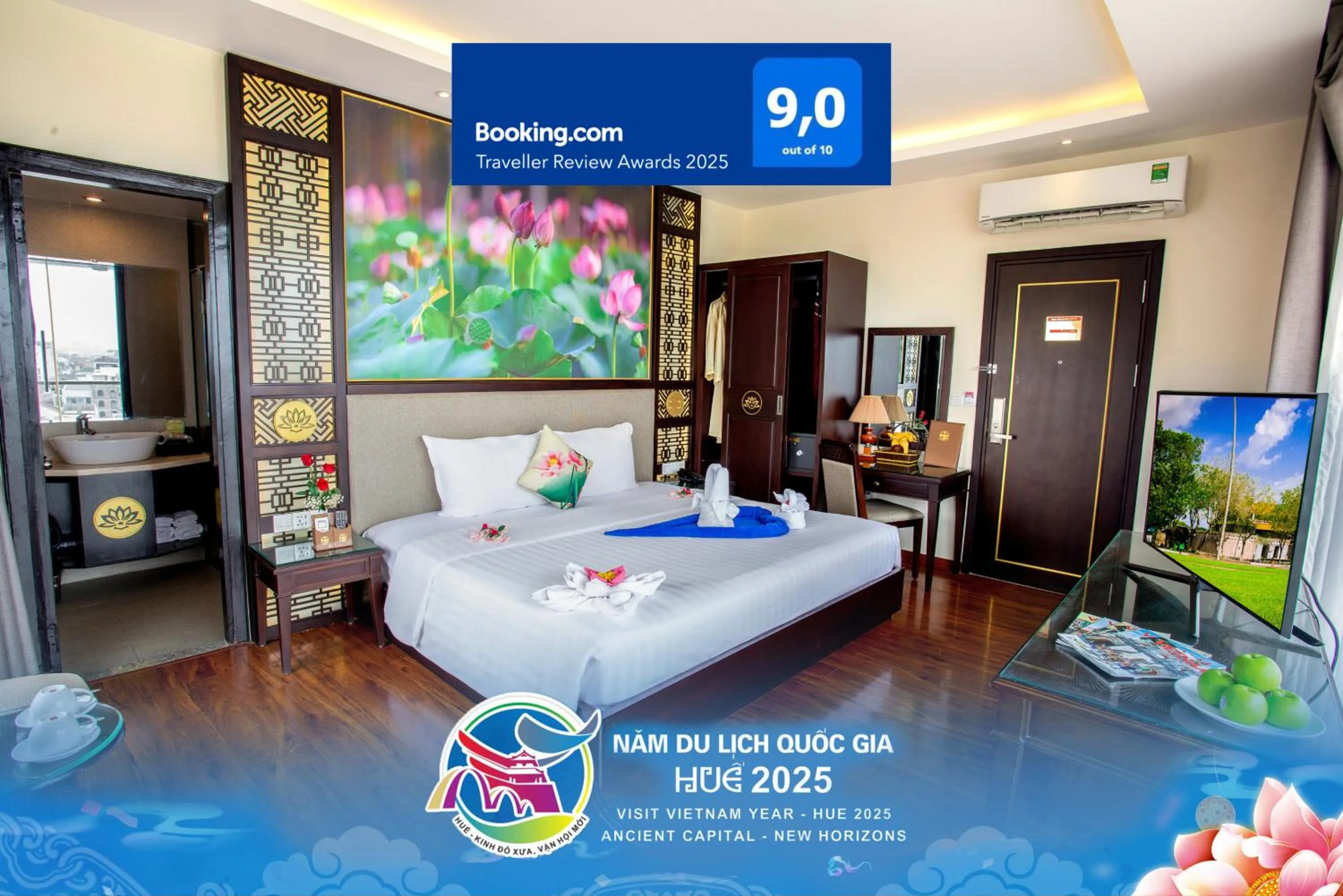 Property building, Bed in Thanh Lich Hue Hotel