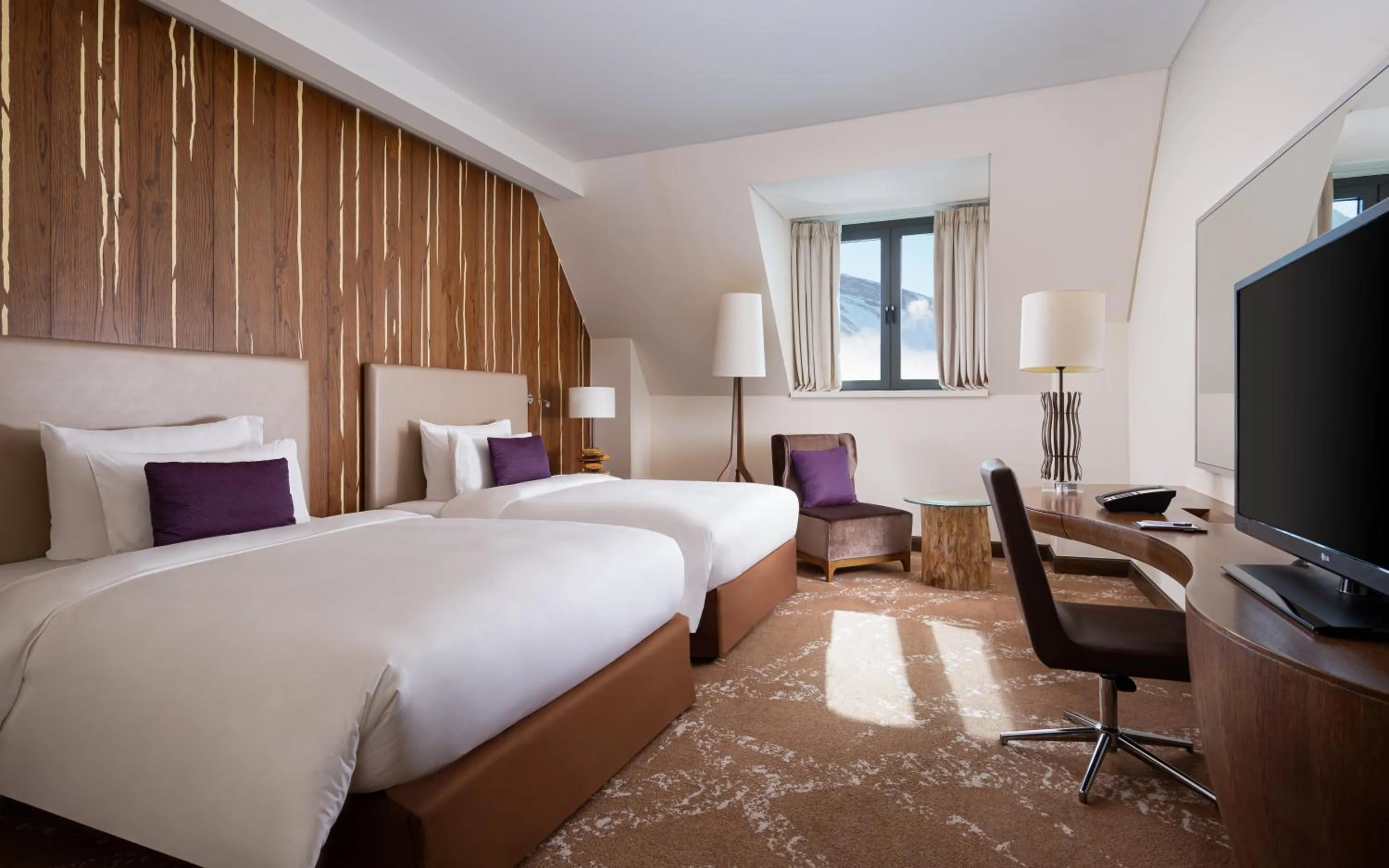 Bed in Park Chalet, Shahdag, Autograph Collection