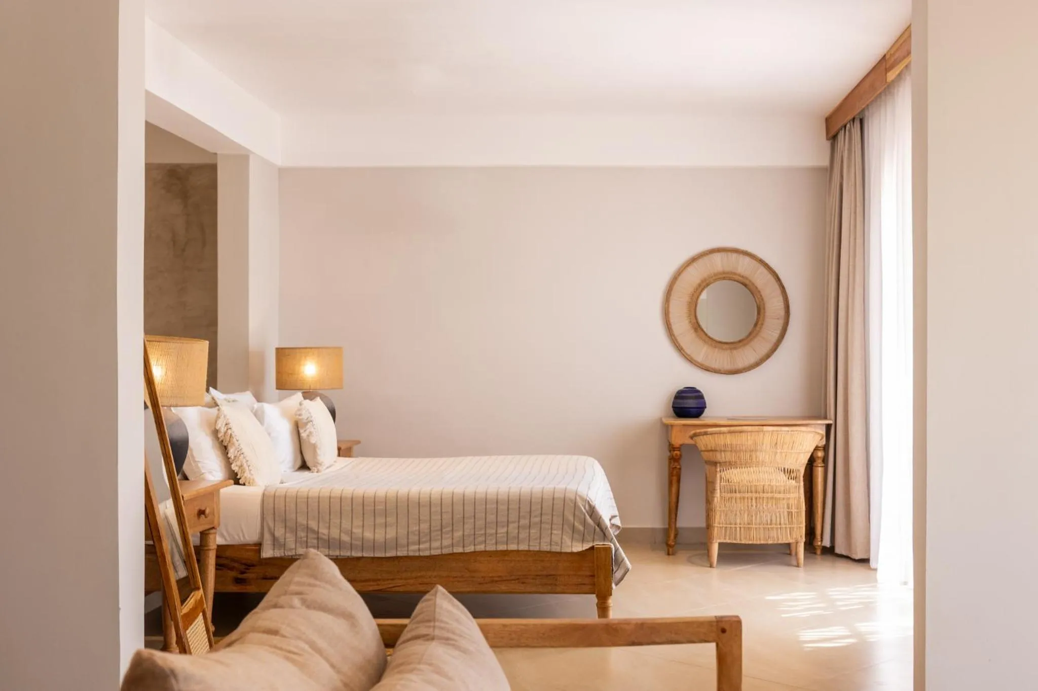 Bed in Kaskazi Hotel Zanzibar