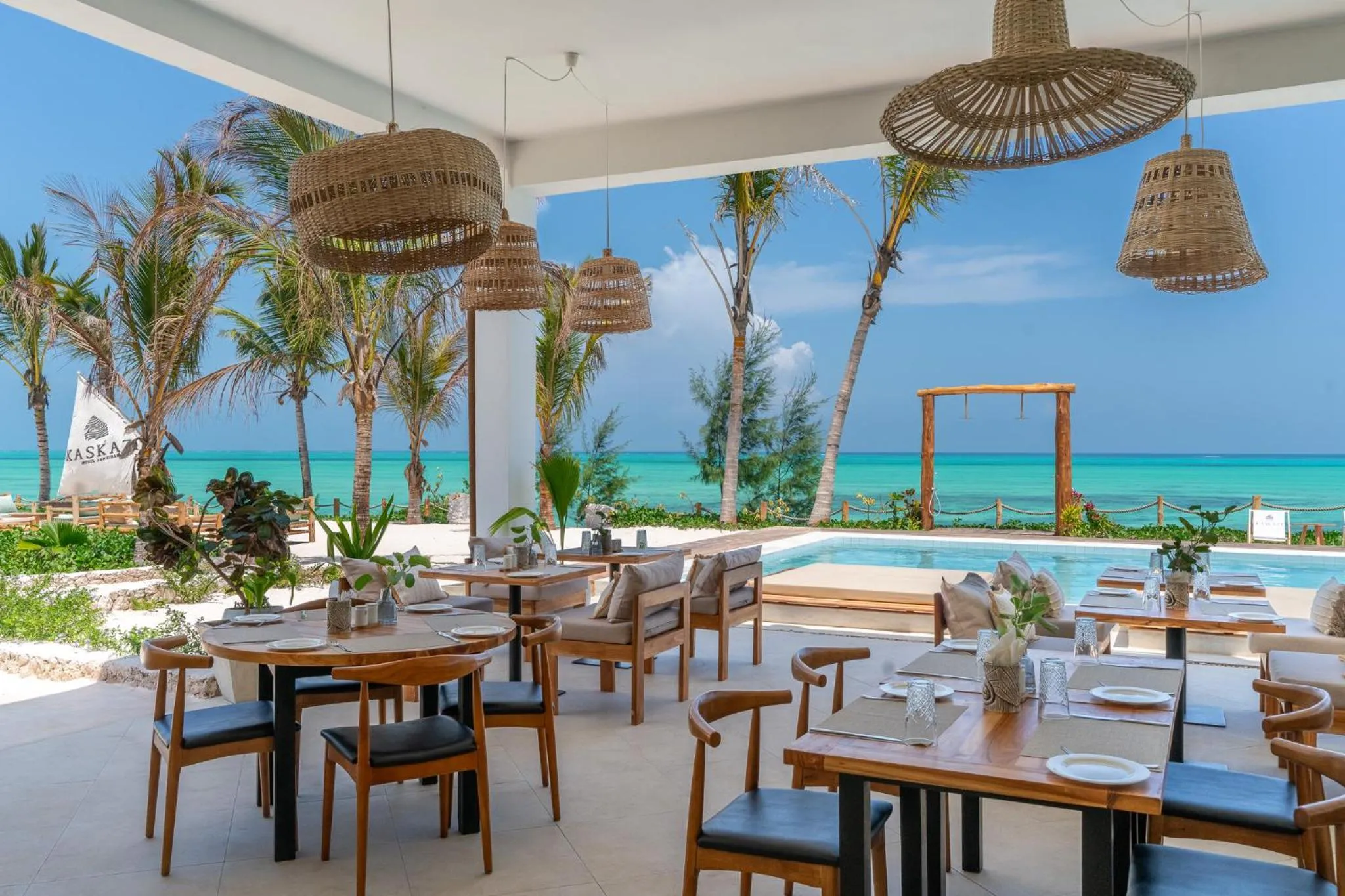 Restaurant/places to eat in Kaskazi Hotel Zanzibar