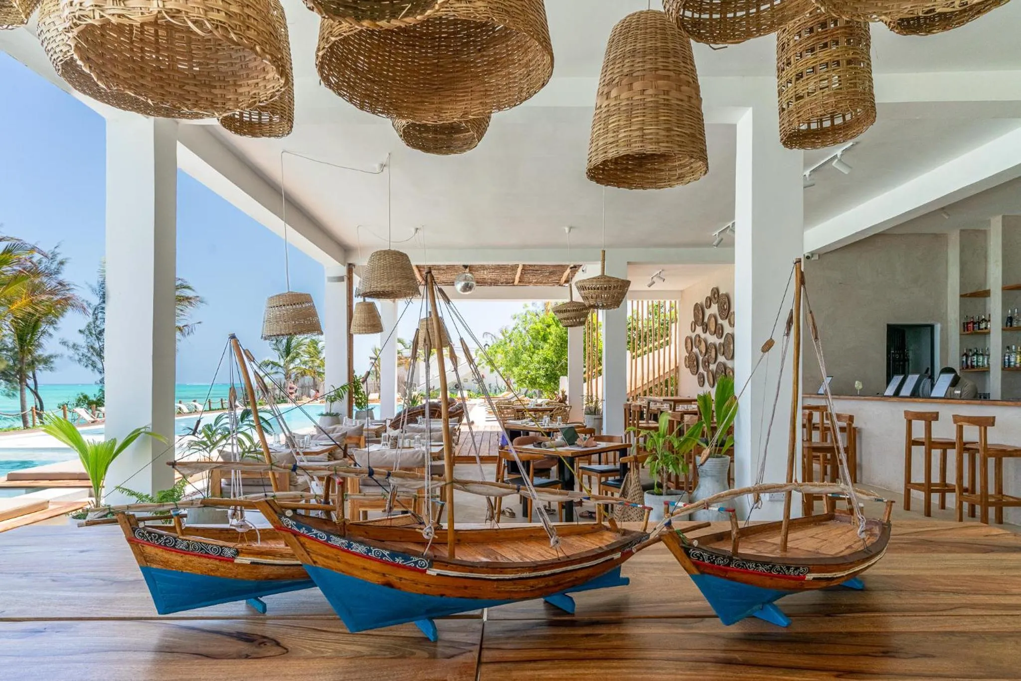 Restaurant/places to eat in Kaskazi Hotel Zanzibar