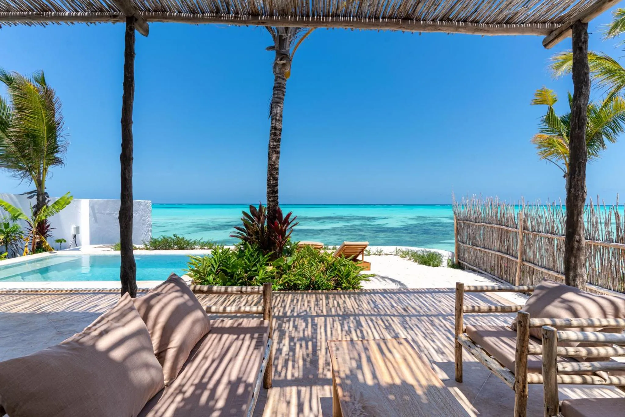 Patio in Kaskazi Hotel Zanzibar