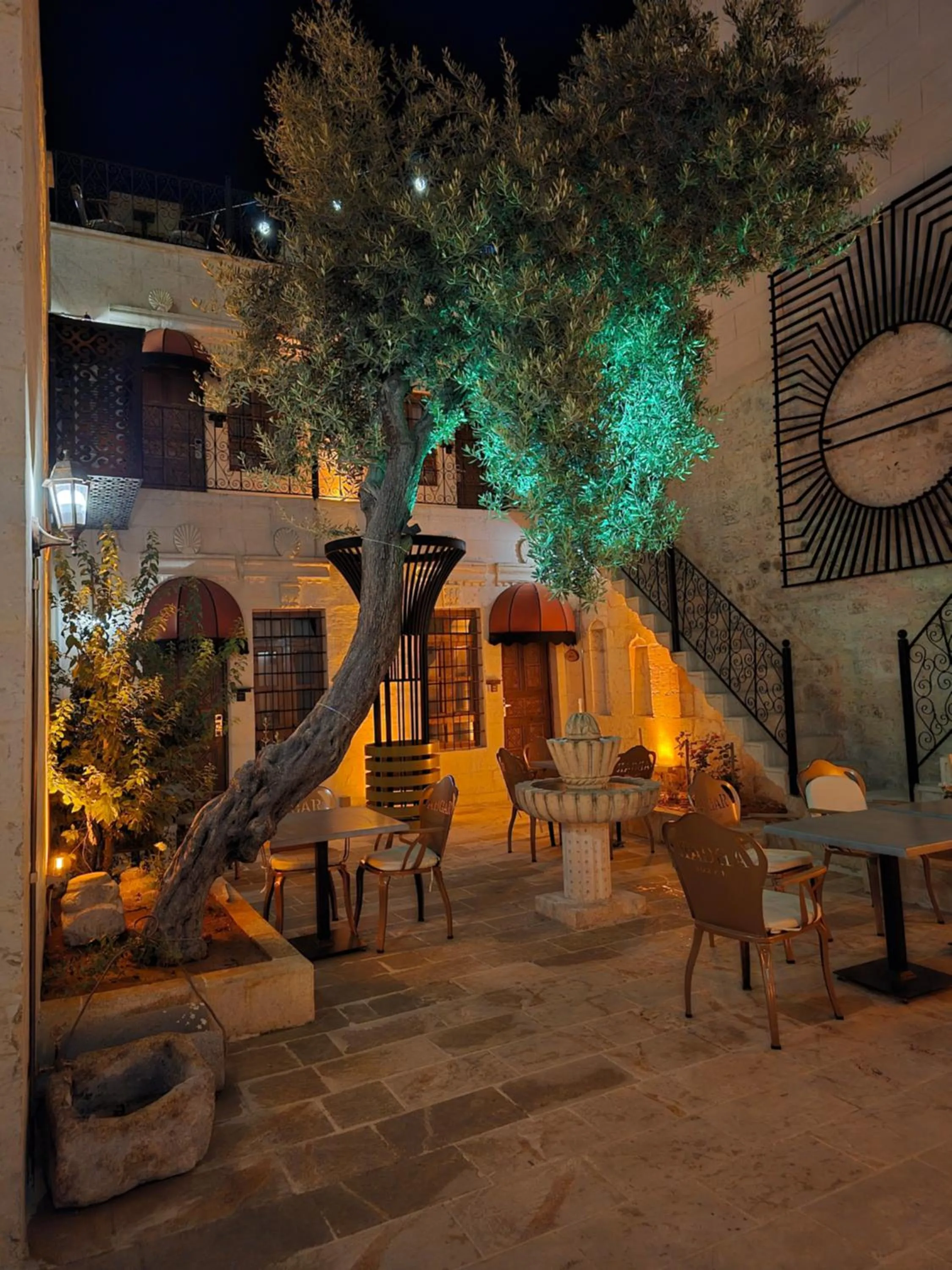 Inner courtyard view in ABGAR Otel